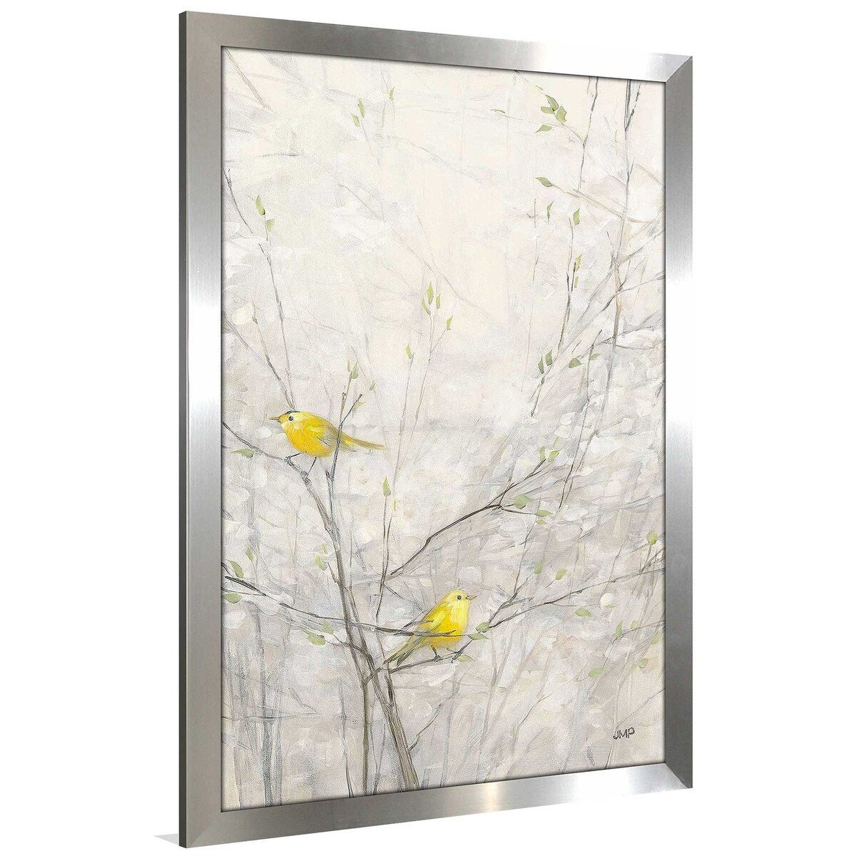 Birds in Trees II by Julia Purinton - Premium Acrylic Wall Art Print - Nature Inspired Home Decor for Living Room, Bedroom & Office