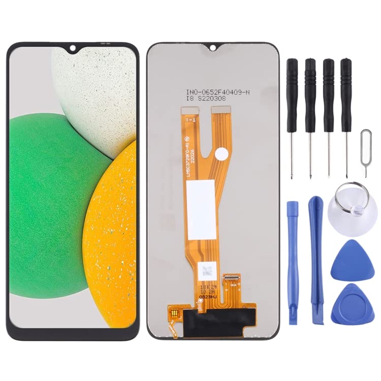 Original LCD Screen for Samsung Galaxy A03 Core with Digitizer - Full Assembly Replacement - Cracked Display Repair - DIY Smartphone Screen Fix - Home & Office Use
