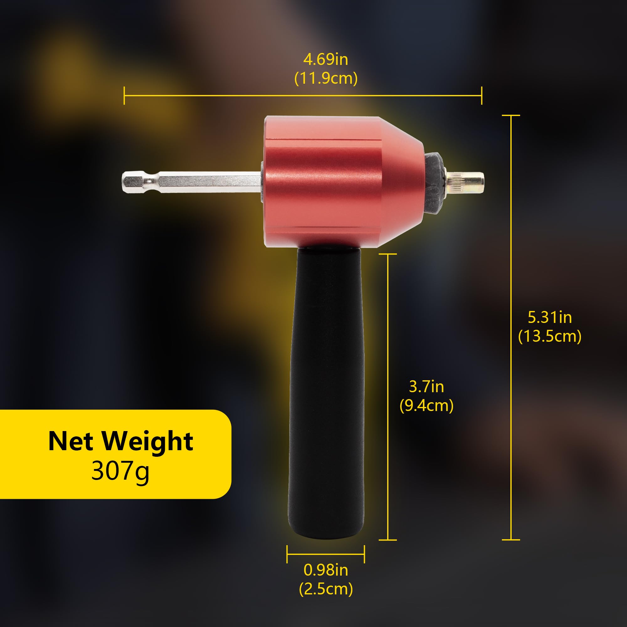 Heavy Duty Rivet Nut Tool Kit for Cordless Drill - 5 Metric & 13 Mandrels with 290PCS Assorted Rivet Nuts - Durable Carrying Case - Perfect for Automotive Repair, Metal Fabrication & DIY Projects