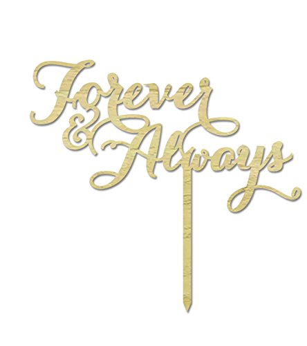 Personalized Rustic Wooden Wedding Cake Topper - Custom Engraved 8-9 Inch Cake Decoration for Anniversary, Bridal Shower & Romantic Celebrations