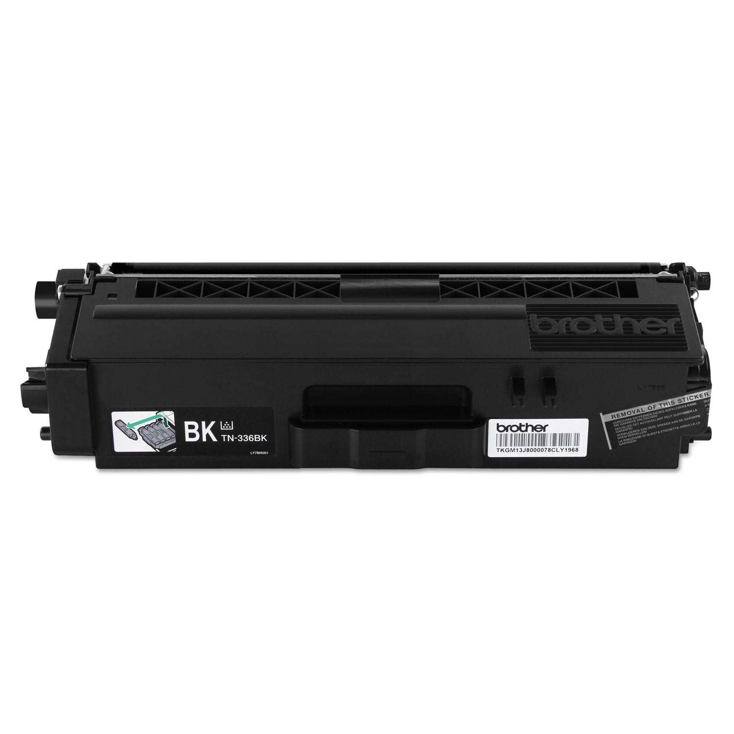 Brother TN336BK High-Yield Black Toner Cartridge - Compatible with Brother Printers | Ideal for Home Office & Small Business Printing Needs