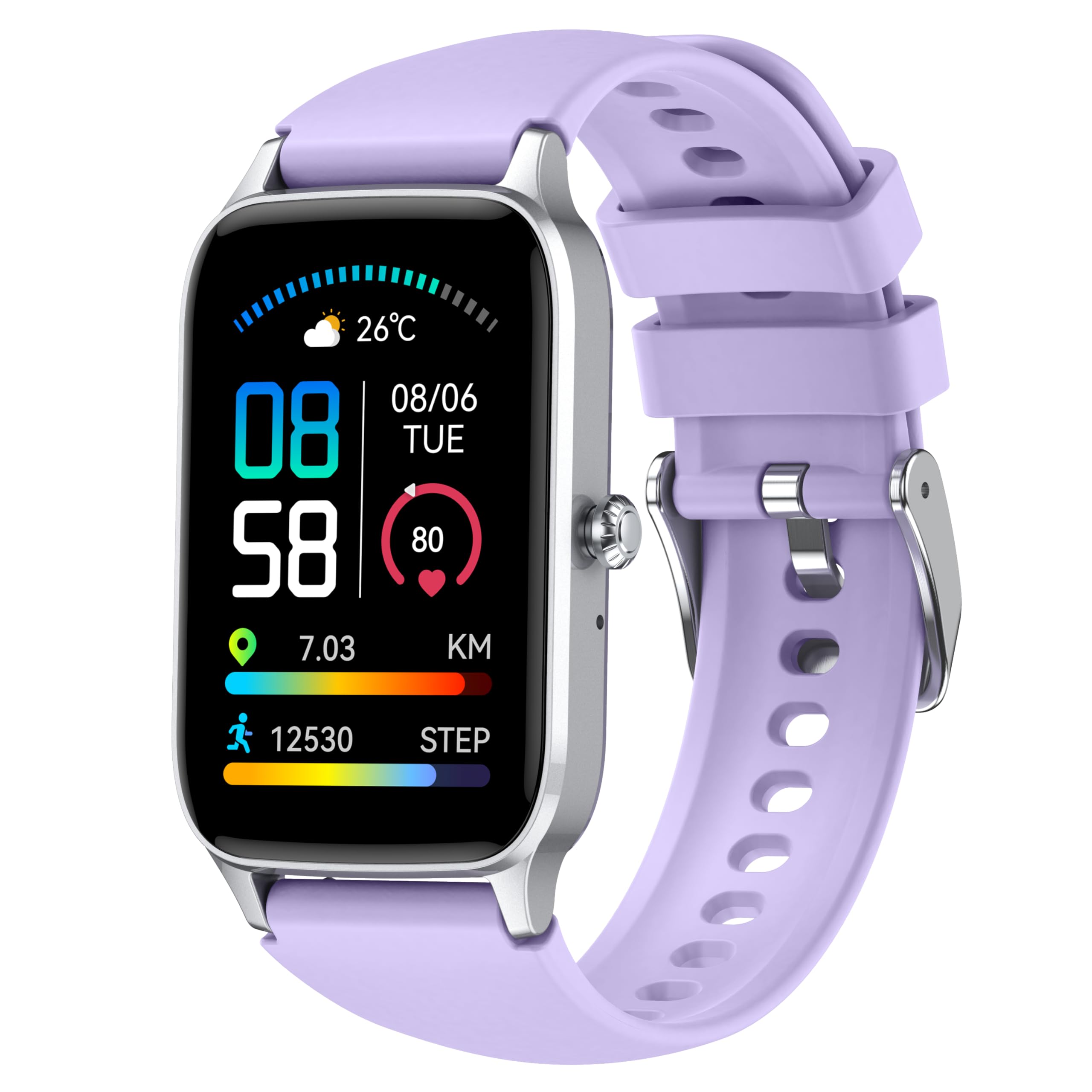 Smart Watch for Men & Women - Answer/Make Calls, Fitness Tracker with Heart Rate & Sleep Monitor, HD Touchscreen - Perfect for Workouts, Running & Daily Activity Tracking