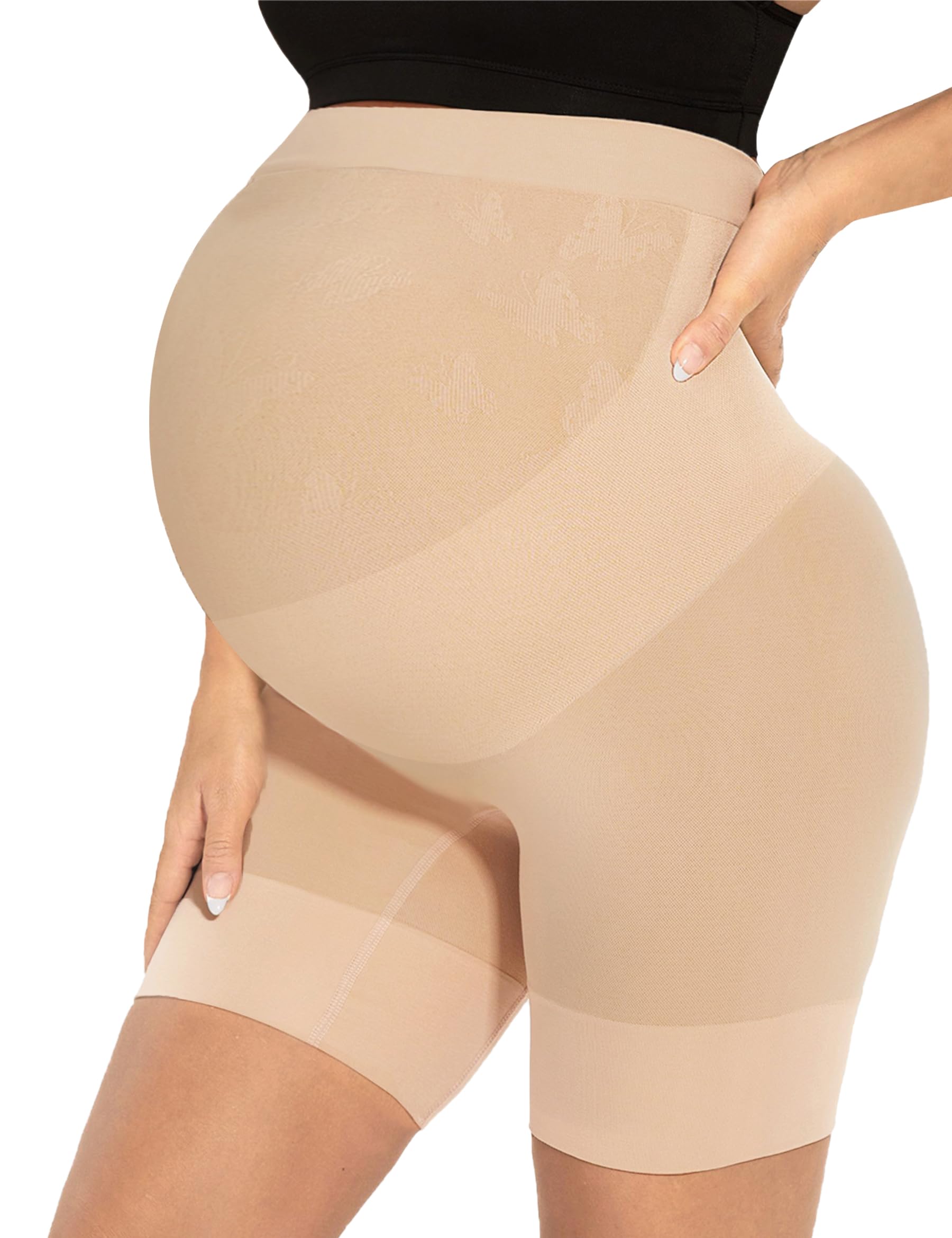 Narcissus Seamless Maternity Shapewear - Mid-Thigh Support Underwear for Pregnancy & Postpartum | Perfect for Baby Showers, Nursing & Everyday Comfort