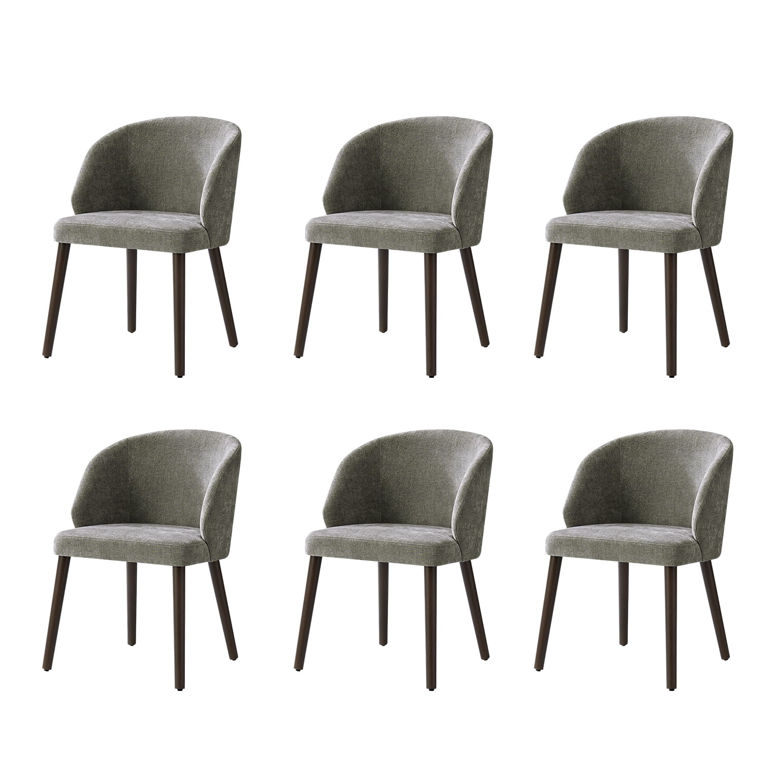 Anndi Dining Chair Set of 2/4/6 - Ergonomic Comfort, Solid Wood Legs, Modern Kitchen & Dining Room Furniture for Home & Restaurant Use