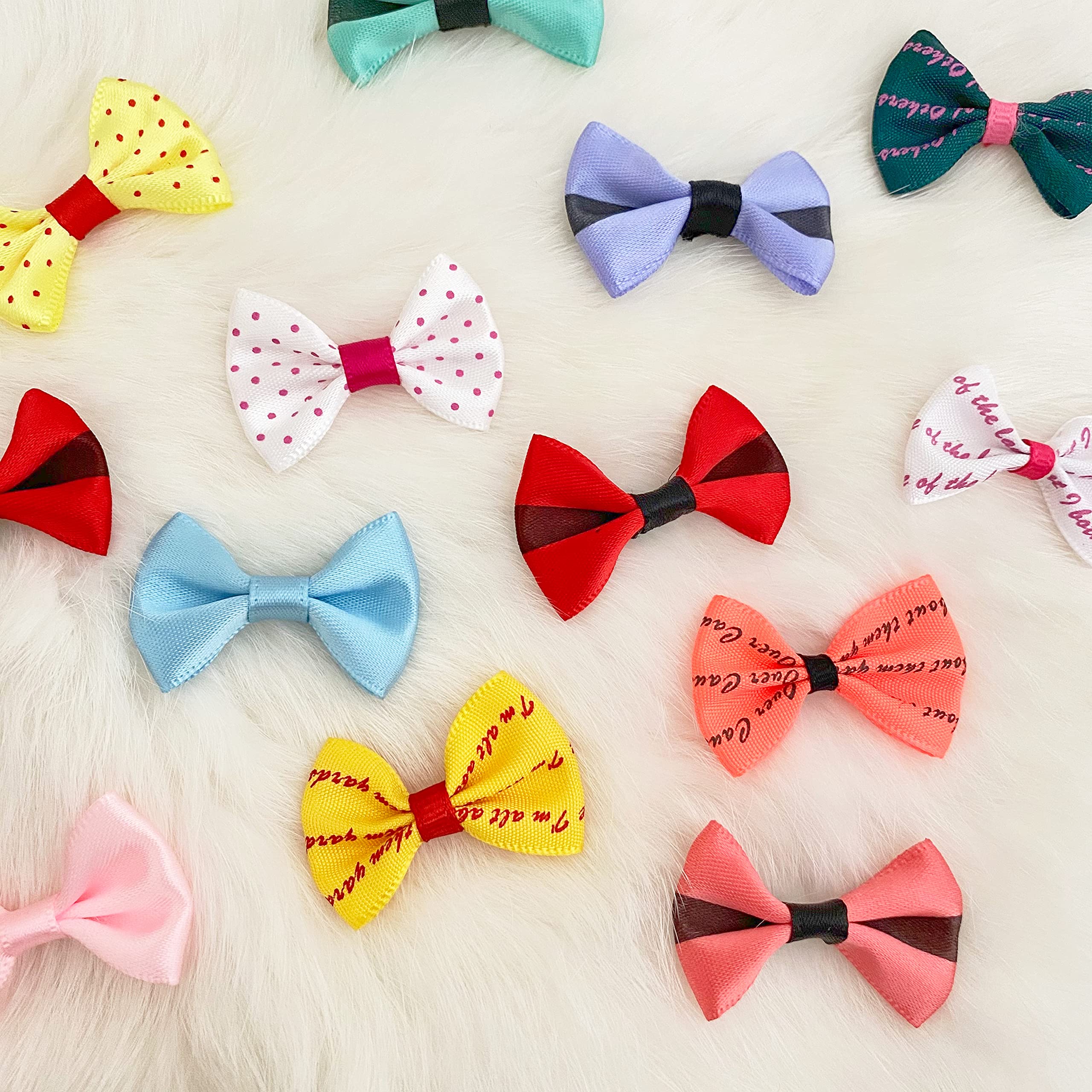 12 Mixed Bow Ties 1 3/8