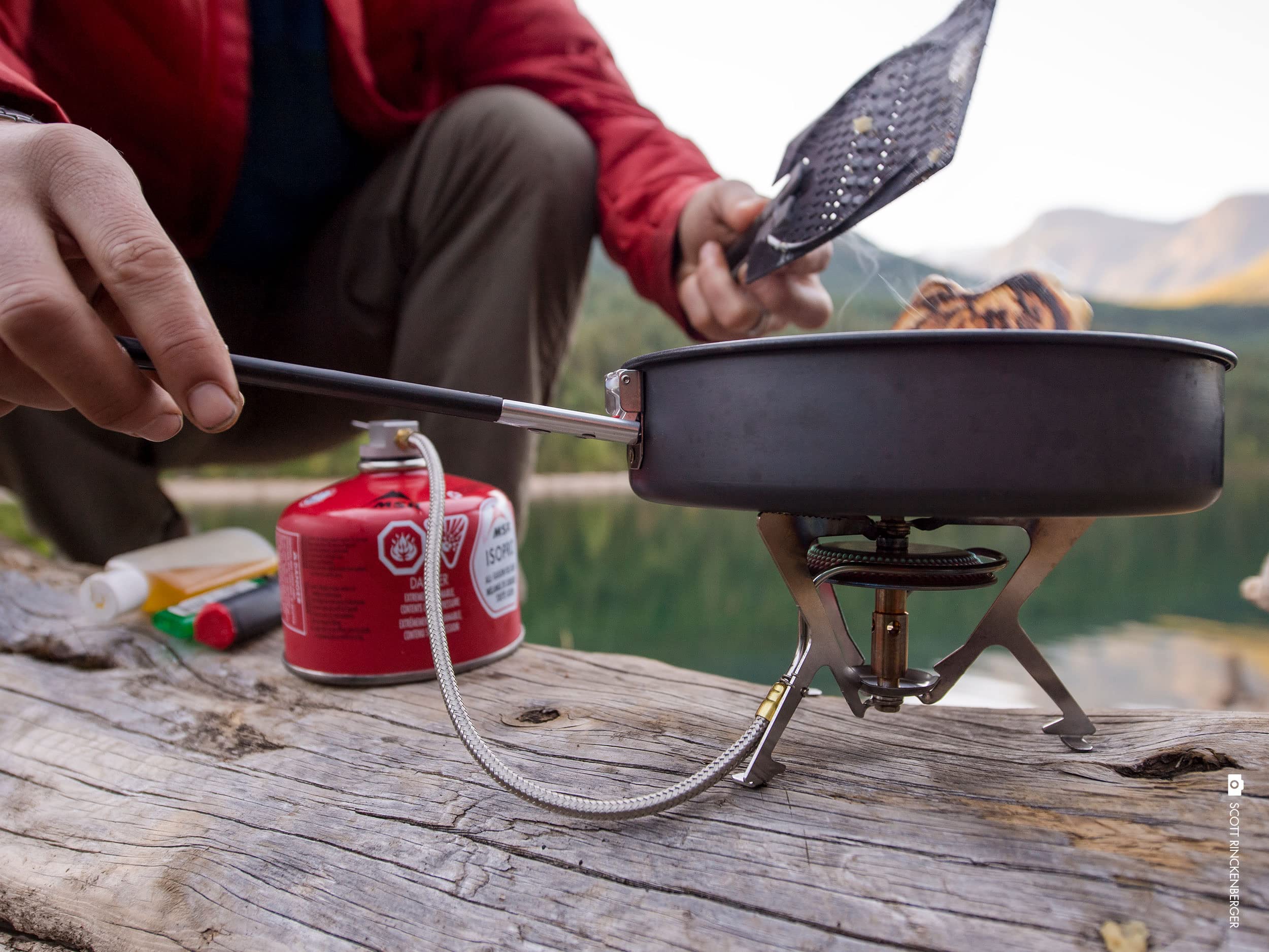 MSR WindPro II Lightweight Backpacking Stove - Portable Camping Stove for Hiking, Backpacking & Outdoor Cooking - All-Weather Wind-Resistant Design for Camping, Emergency Preparedness & Survival Gear