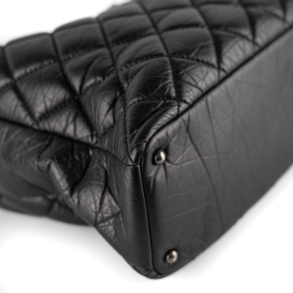 Chanel Quilted Portobello Top Handle Tote Bag in Black | Luxury Designer Handbag for Women | Perfect for Work, Travel & Everyday Use