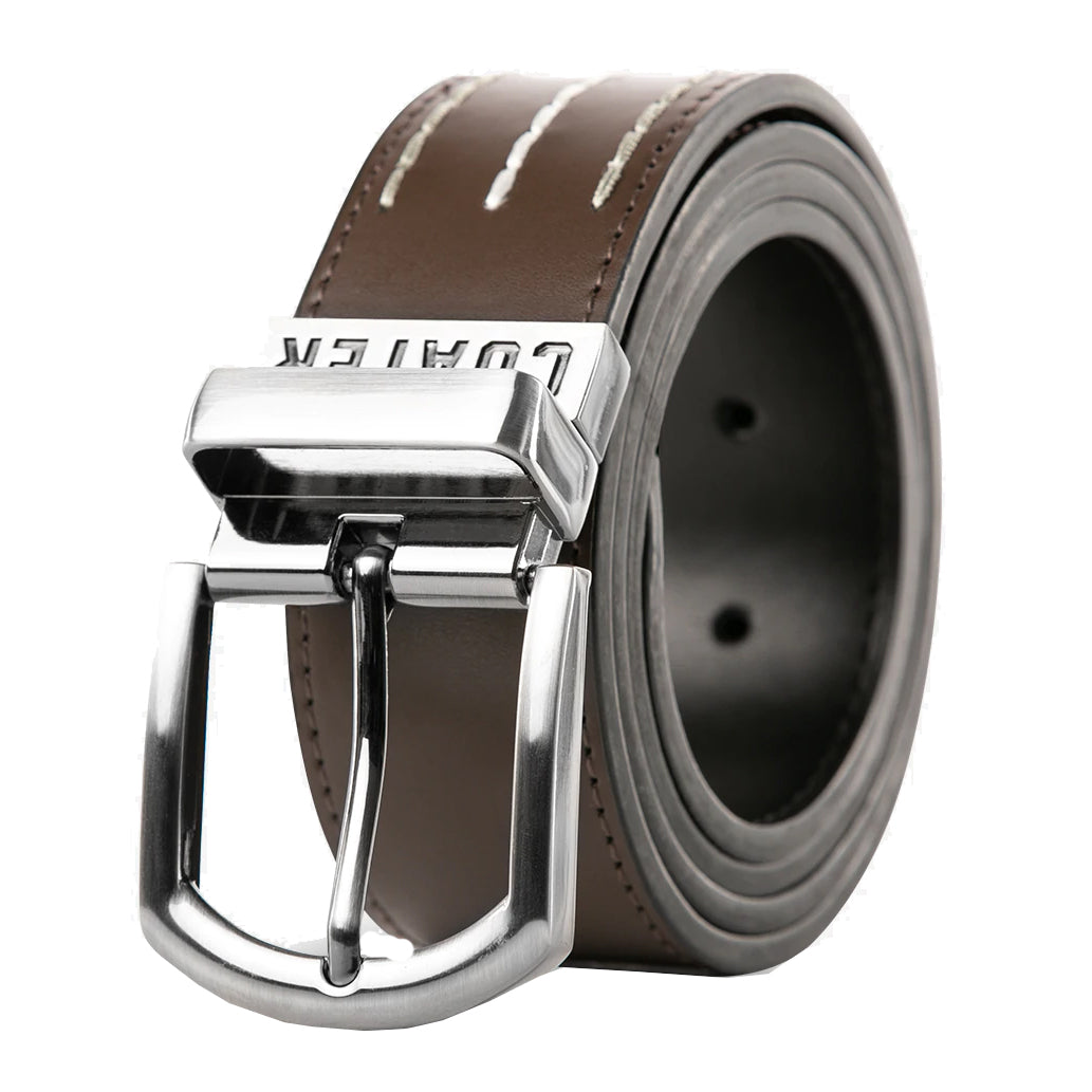 Cuater by TravisMathew Brass Tacks Men's Genuine Leather Belt - Stylish Casual & Dress Wear for Business & Everyday Use