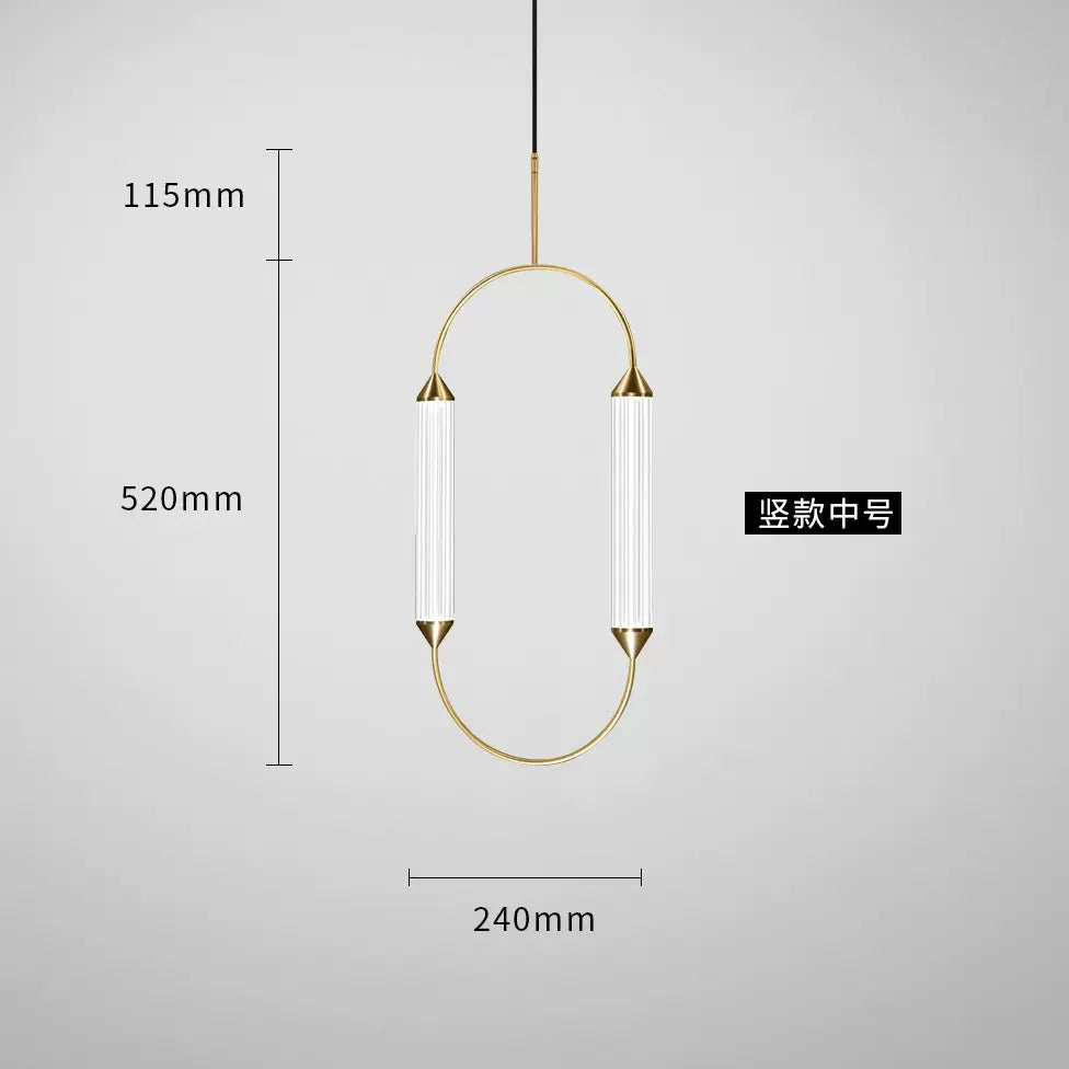 Minimalist Modern Pendant Light Fixture - Sleek Rodio Design for Kitchen Island, Dining Room & Bedroom Lighting Decor