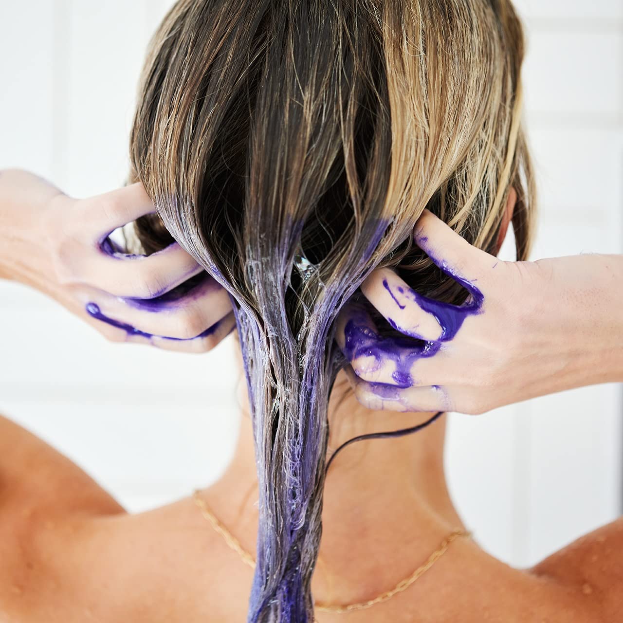 UNITE Hair BLONDA TONING ESSENTIALS Kit - Purple Shampoo & Conditioner for Blonde Hair + Treatment (8oz Shampoo, 8oz Conditioner, 4oz Treatment) - Neutralize Brassiness & Brighten Blonde Hair for Salon-Quality Results at Home