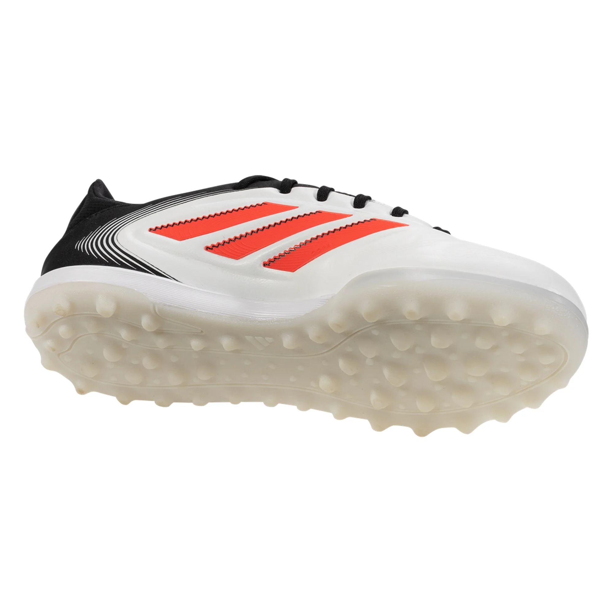 Adidas Copa Pure III Pro Turf Soccer Cleats for Men - White/Lucid Red/Black | Firm Ground Football Boots for Training & Matches | Perfect for Artificial Turf & Outdoor Play