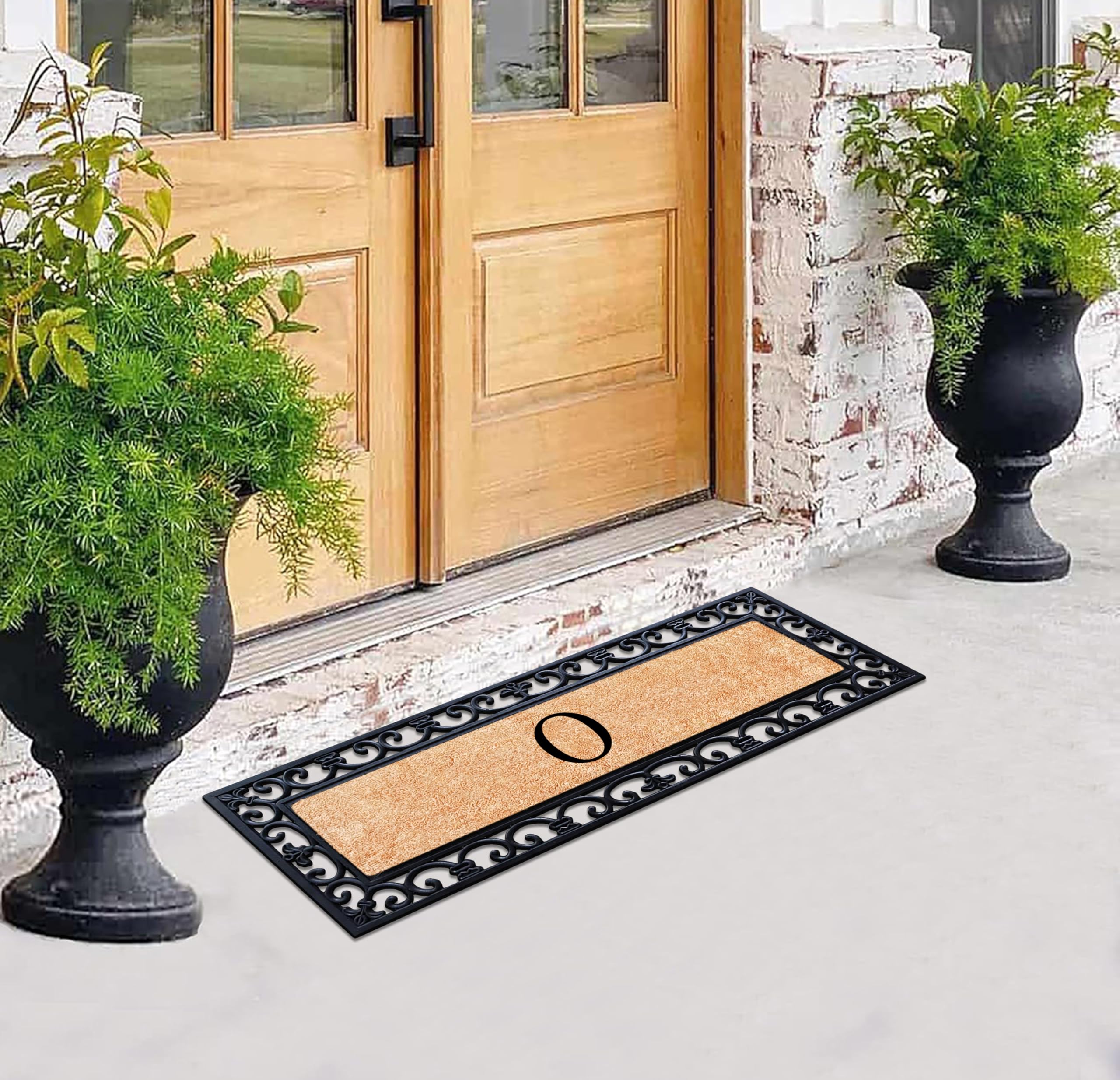 Premium Natural Coir Monogrammed Door Mat 18