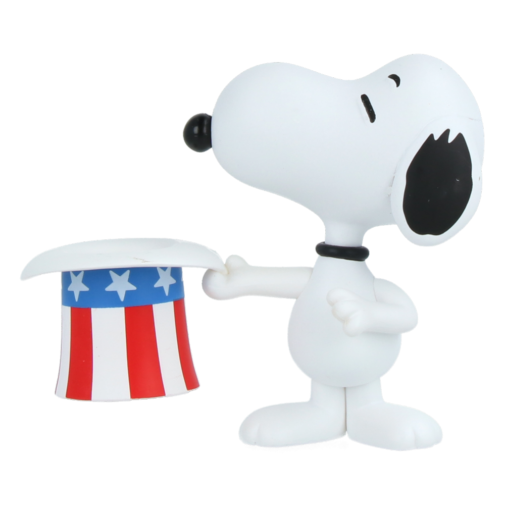 Peanuts Series 15 Americana Uncle Snoopy UDF Figurine - Collectible Snoopy Statue for Home Decor, Office Display & Gift for Peanuts Fans