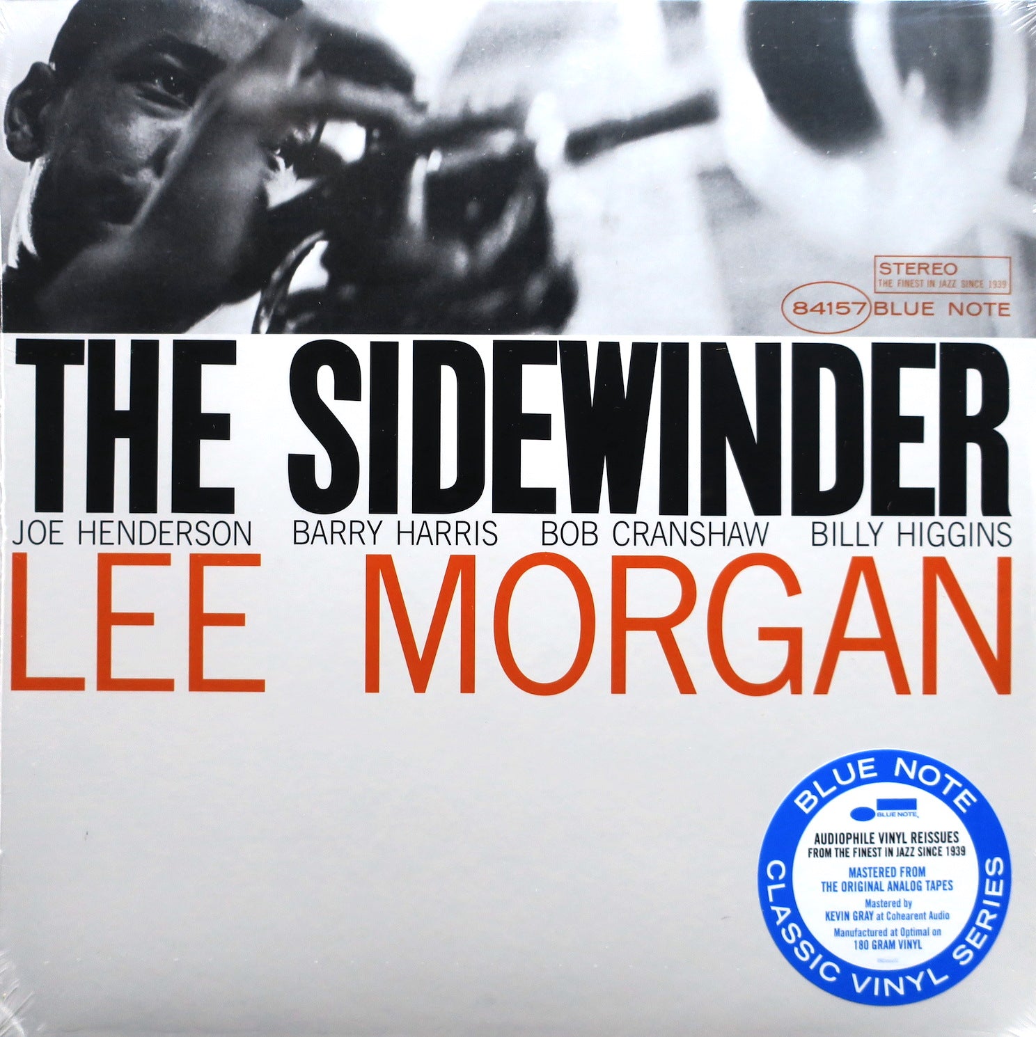 LEE MORGAN 'Sidewinder' Blue Note Classic 180g Vinyl LP Record - Jazz Music Collector's Edition for Audiophiles & Home Listening