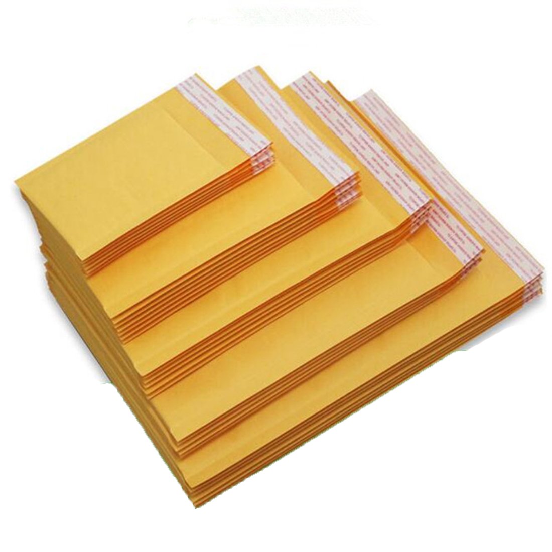 Izasky 10-Pack Waterproof Bubble Mailers (11x15cm) - Self-Seal Padded Envelopes for Shipping, Mailing & Ecommerce | Durable Kraft Courier Bags for Small Packages, Jewelry, Books & Documents