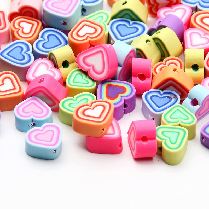 Colorful Heart-100pcs