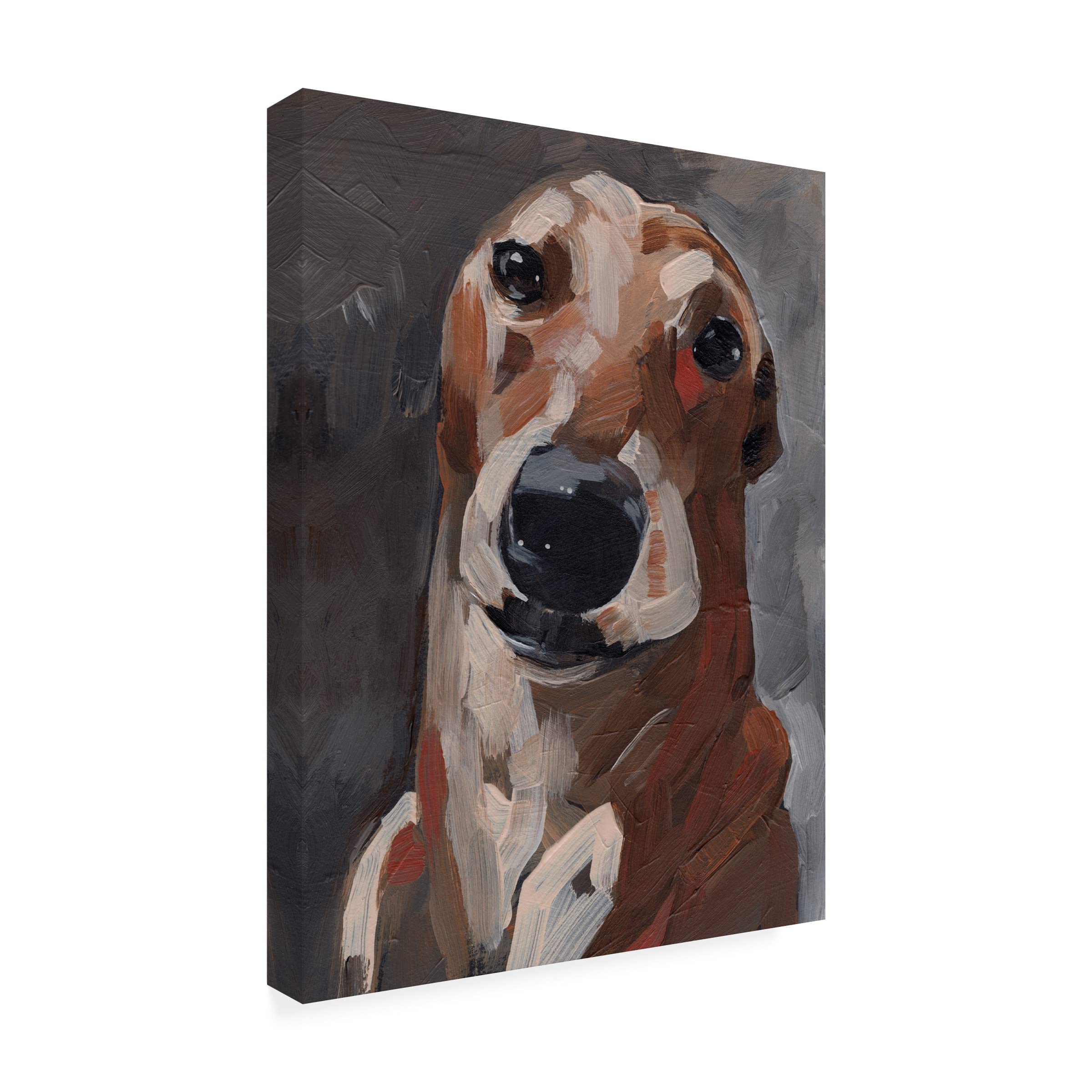 Jennifer Paxton Parker 'Good Boy I' Canvas Art Print - Premium Dog Pet Lover Wall Decor for Living Room, Bedroom & Office - Trademark Fine Art Collection