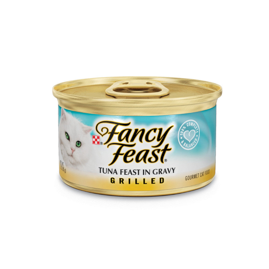 Fancy Feast Wet Cat Food Bundle - 24 Pack of 85g Chunky Classic Gravy Kitten Food with Creamy Chicken Liver & Chicken Recipe | High Protein, Nutritious & Healthy Wet Food for Kittens & Adult Cats | Perfect for Mealtime, Travel & Treats