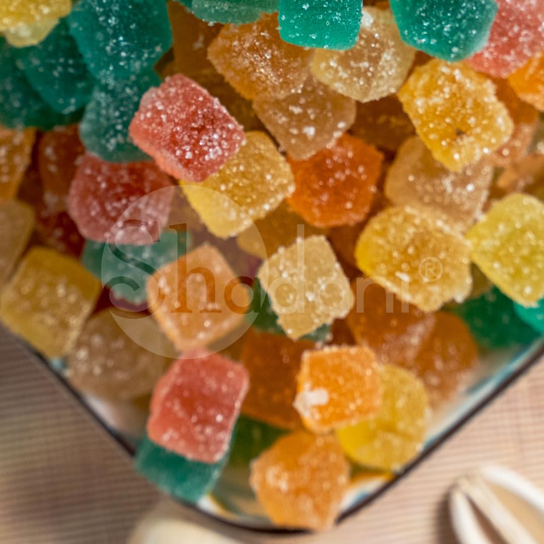 Shadani Assorted Fruit Jelly Soft Candy Box 200g (7.05oz) - Indian Special Sweet Mix - Perfect for Parties, Gifts & Dessert Snacking
