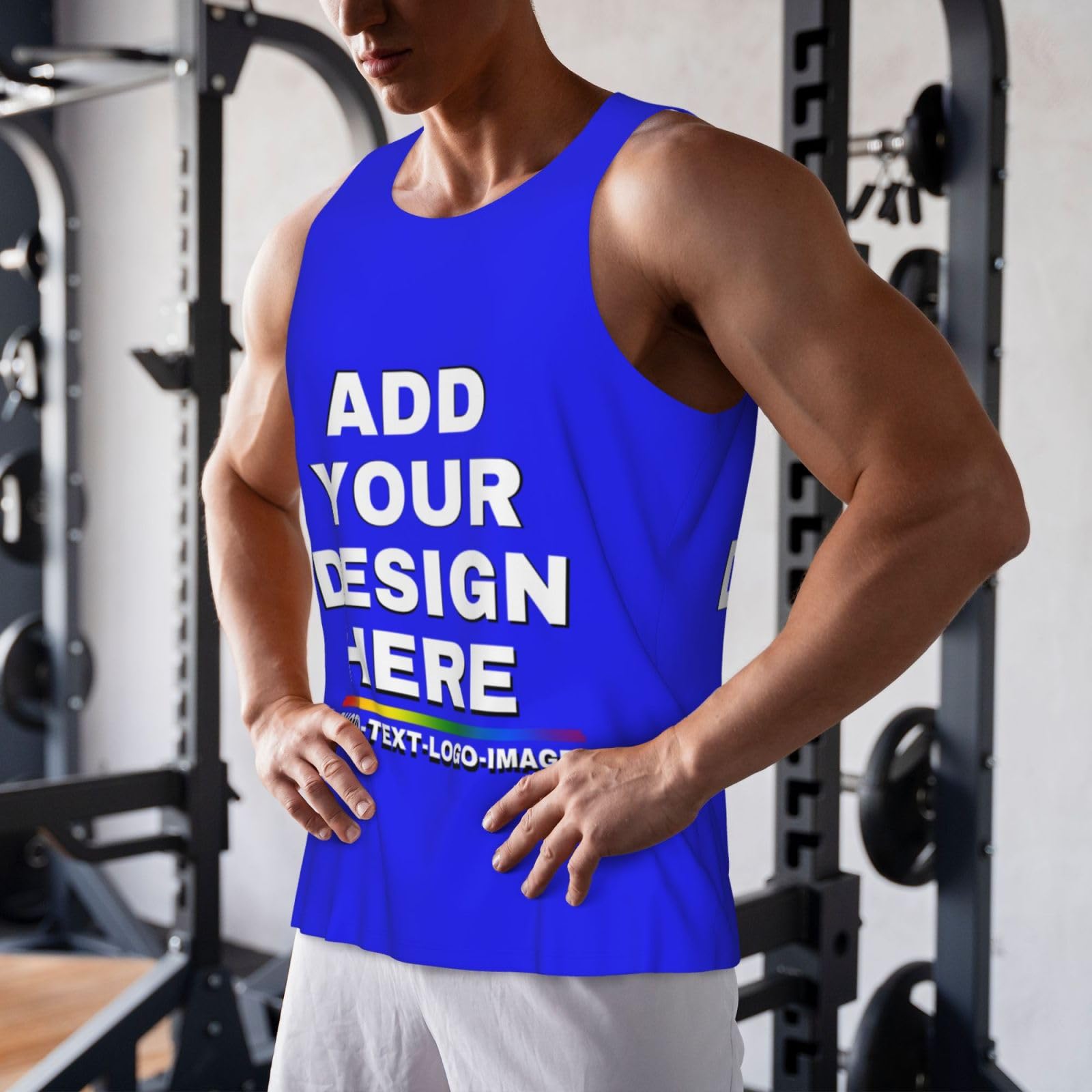 Custom Printed Tank Tops - Bulk Personalized Sleeveless Shirts with Logo, Photo & Text - Perfect for Team Uniforms, Events & Summer Fashion