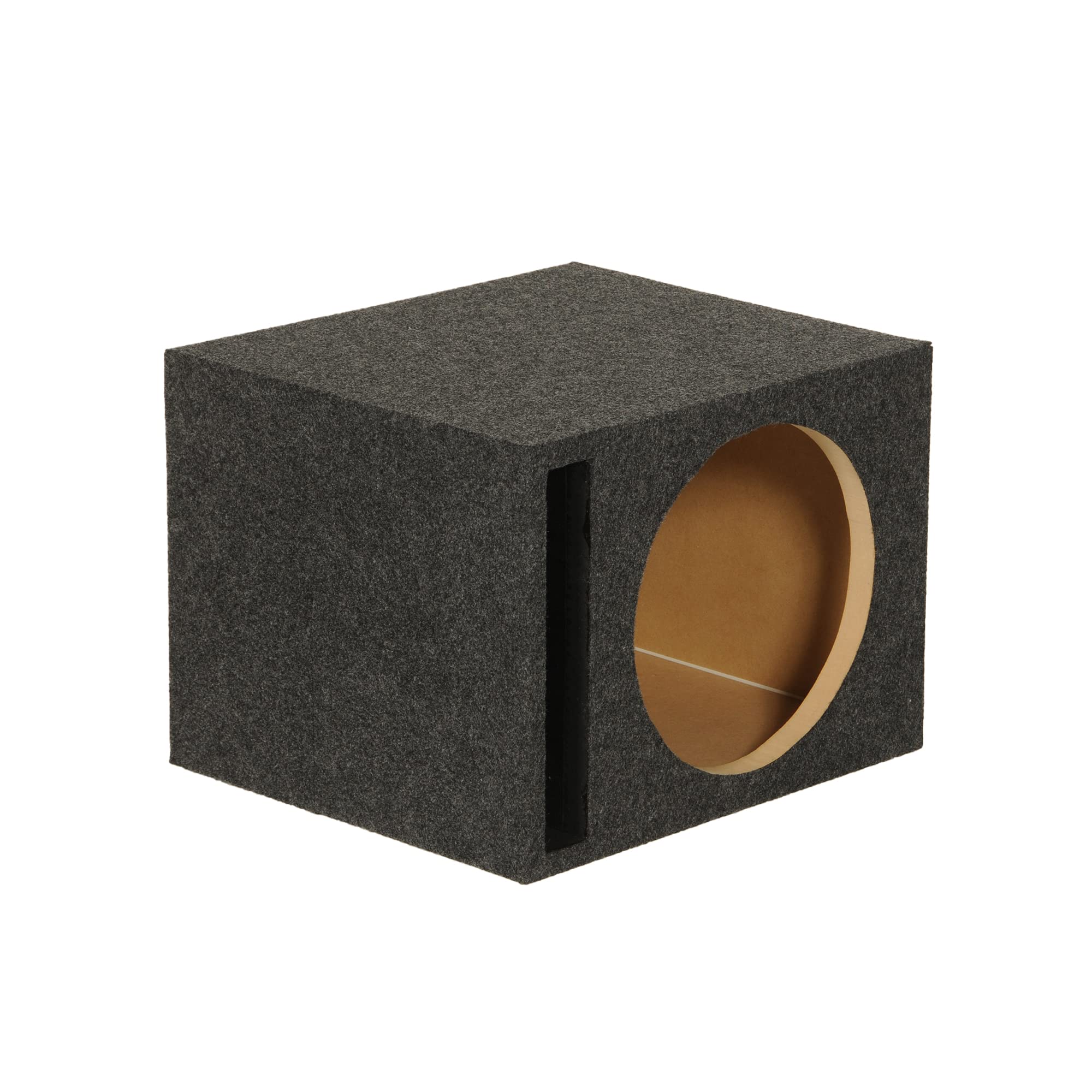 QPower 10 Inch Vented Subwoofer Box - High Performance Car Audio Enclosure for Deep Bass | Perfect for Trucks, SUVs & Custom Car Stereo Systems