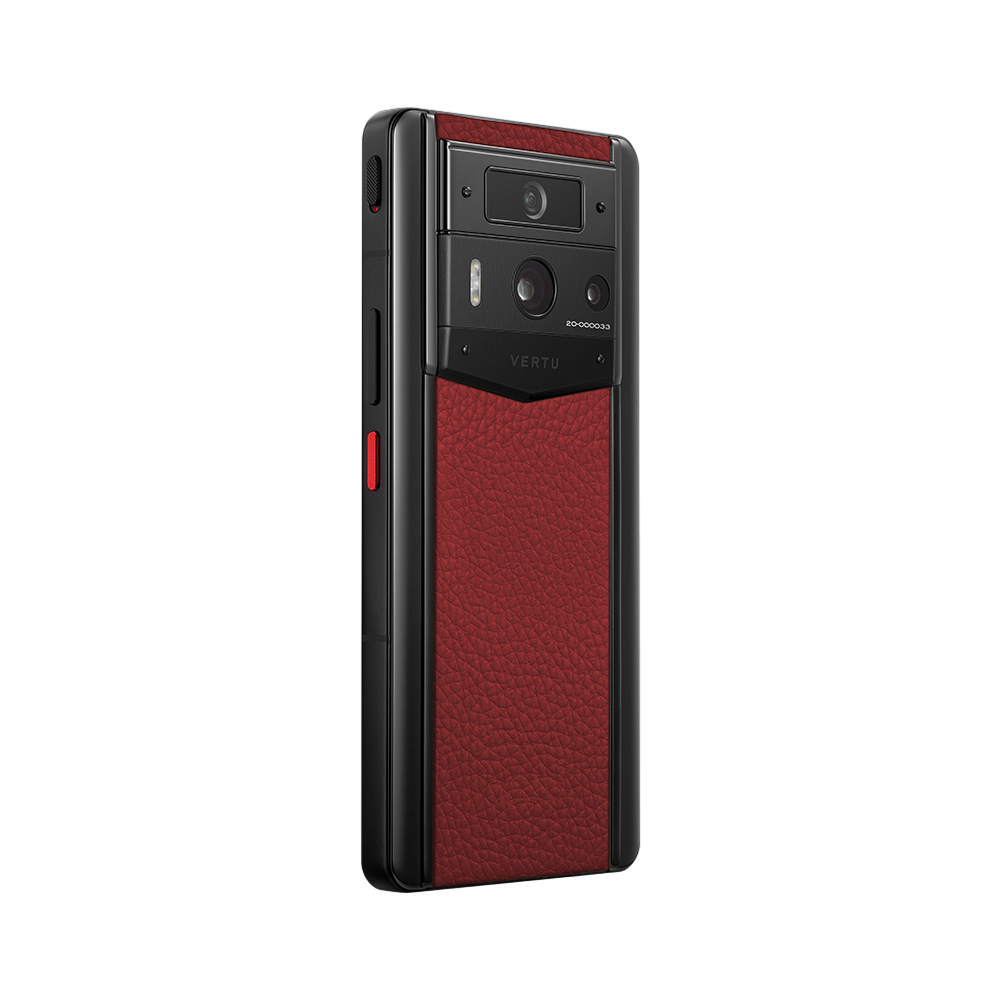 METAVERTU 2 Calfskin Web3 AI Smartphone - Premium Raspberry Red Color | Next-Gen Crypto & Blockchain Mobile Device for Secure Digital Transactions, NFT Management & Decentralized Apps