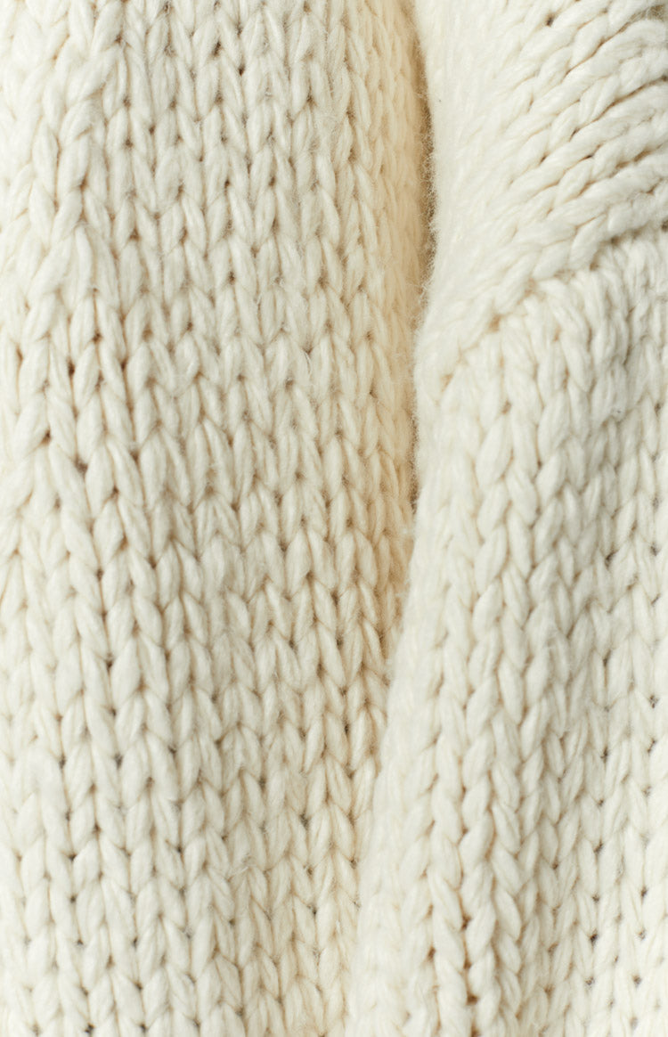 Bad Habits Cream Knit Cardigan Women's Soft Open Front Sweater - Perfect for Fall Layering, Coffee Dates & Cozy Evenings