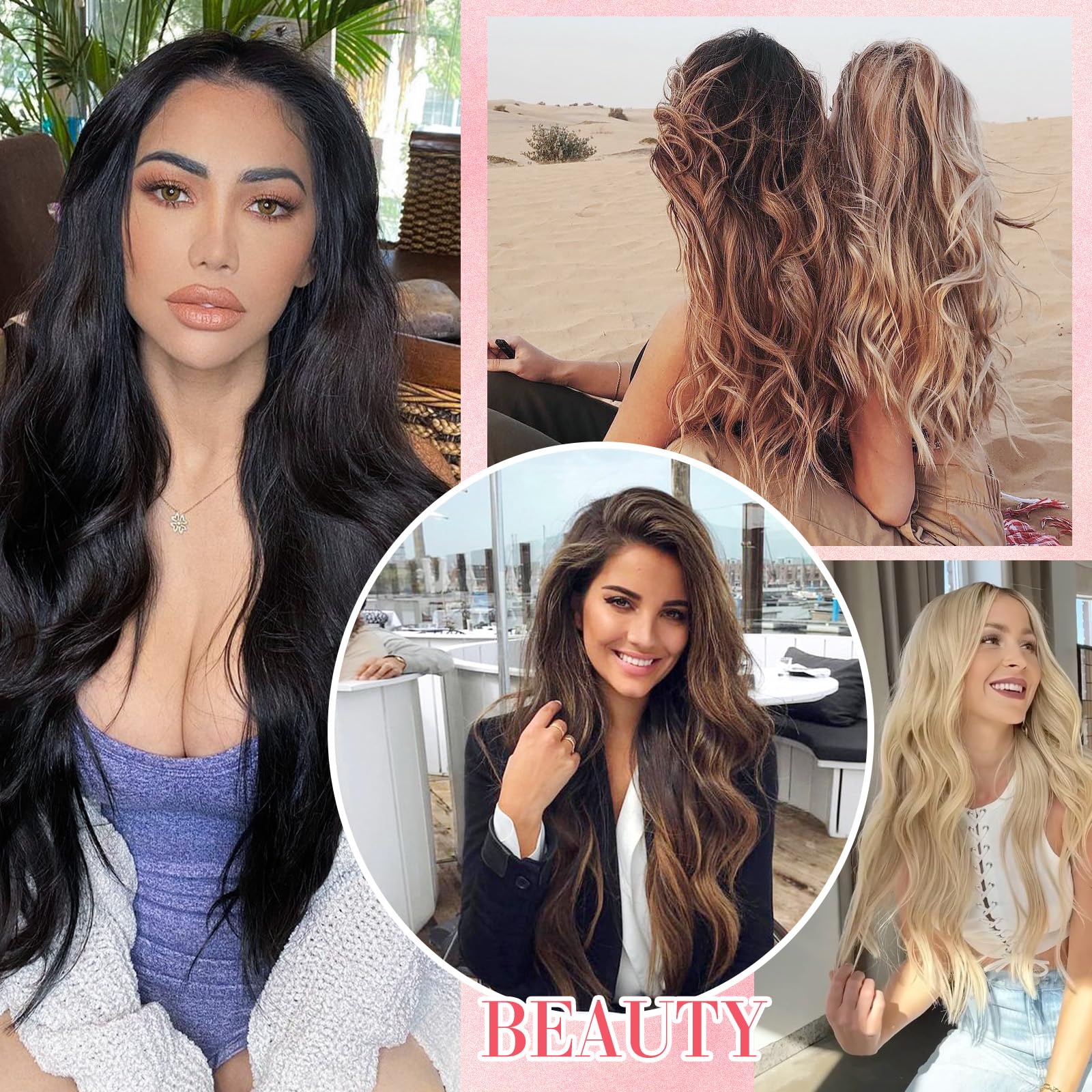 Natural Black Remy Human Hair Clip-In Extensions - 10 Inch Silky Straight Double Weft (8pcs/110g) #1B | Premium Quality Hair Extensions for Women | Perfect for Daily Wear, Parties & Special Occasions