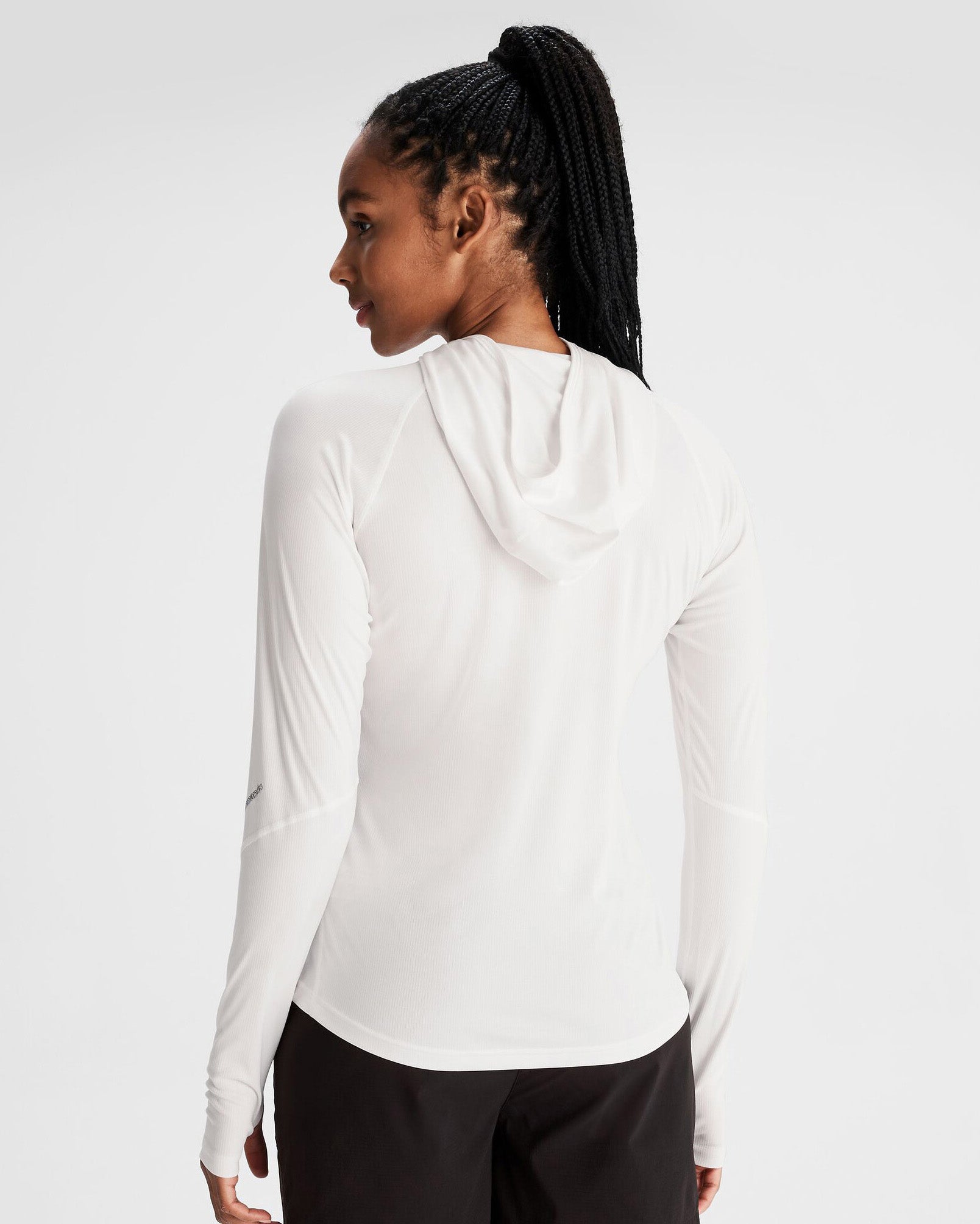 Women's SUN Stopper LT Hoodie - UPF 50+ Sun Protection, Lightweight & Breathable White Hoodie for Outdoor Activities, Hiking & Running