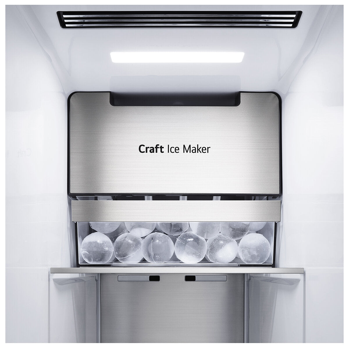 LG 635L 3-Door Side by Side Refrigerator with InstaView™, Ice & Water Dispenser - Matte Black (GS-V600MBLC) - Perfect for Modern Kitchens & Large Families