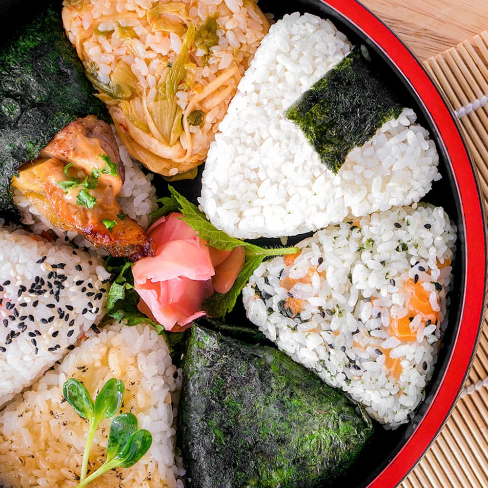 Non-Stick Spam Musubi Maker & Onigiri Sushi Rice Ball Mold - 2-Piece Japanese Bento Making Kit for Perfect Homemade Sushi, Rice Balls & Lunch Box Meals - Ideal for Home Cooking, Meal Prep & Party Snacks