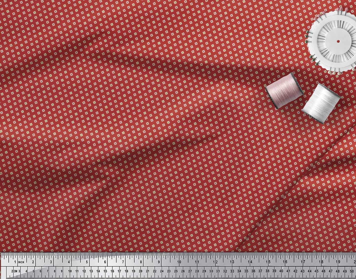 Soimoi Moss Georgette Brown Fabric - 42