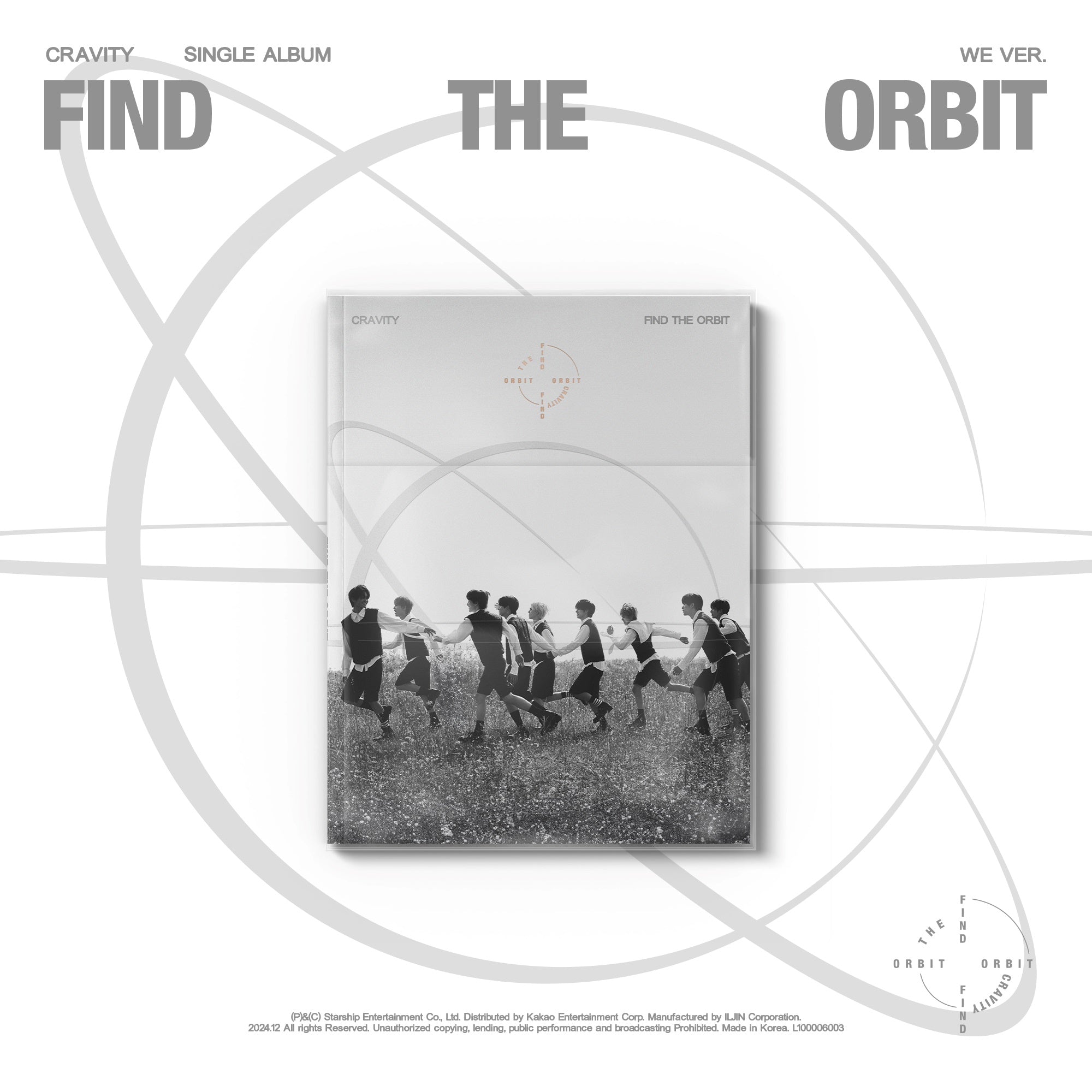 CRAVITY K-POP Single Album 'FIND THE ORBIT' - Exclusive Limited Edition CD + Photocard Set | Perfect for K-Pop Collectors & Fans | Great Gift for Birthdays & Special Occasions