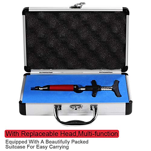Cimenn Manual Spine Chiropractic Adjustment Tool - 6-Level Spinal Correction Device for Back Pain Relief & Posture Improvement - Scoliosis Adjuster with Massage Function (Single Head) - Ideal for Home Chiropractic Care & Joint Pain Management