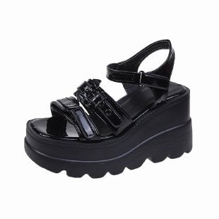 black bright leather