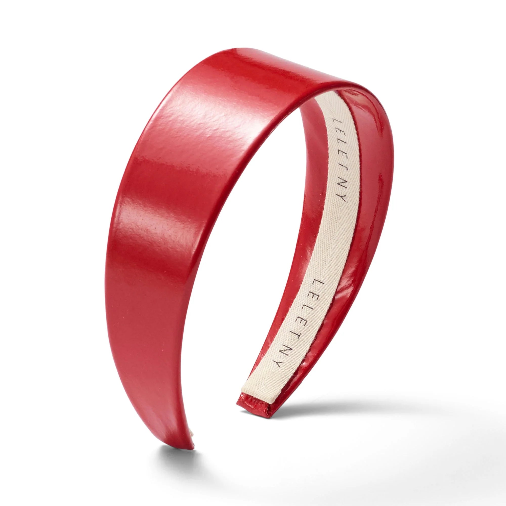 Patent Leather Kim Headband - Limited Edition Hair Accessory for Women | Perfect for Workouts, Yoga, and Fashion Outfits