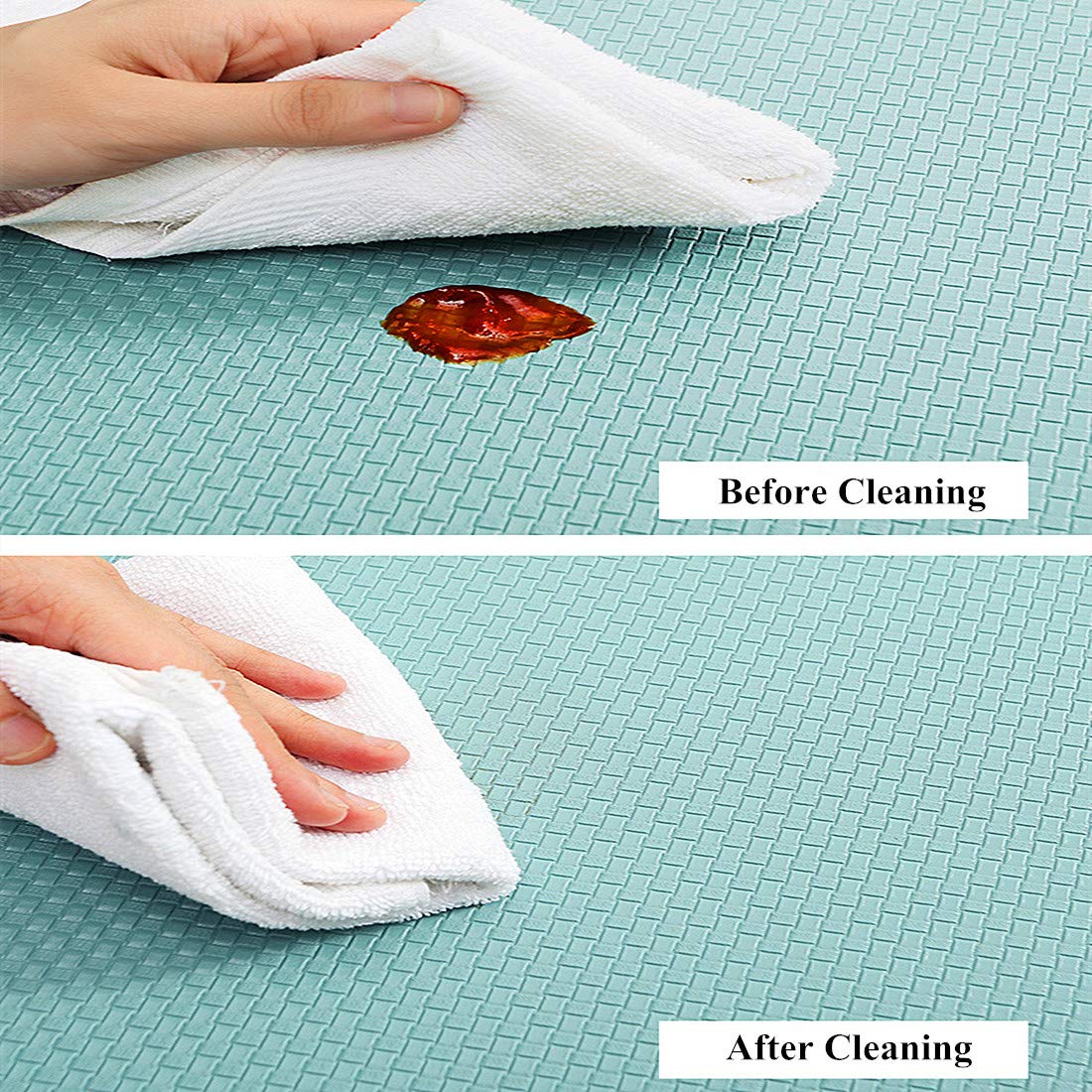 Ukeler Anti-Fatigue Kitchen Mats Set of 2 - Non-Slip Floor Mats with Rubber Backing for Kitchen, Laundry Room & Bathroom (17.7''x29.5''+17.7''x59'', Grey) - Perfect for Standing Comfort While Cooking, Washing Dishes or Doing Laundry