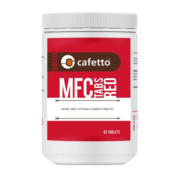 Cafetto MFC Powder Red - Espresso Machine Cleaning Powder for Professional Baristas & Home Use - Perfect for Coffee Shops, Restaurants & Home Brewing