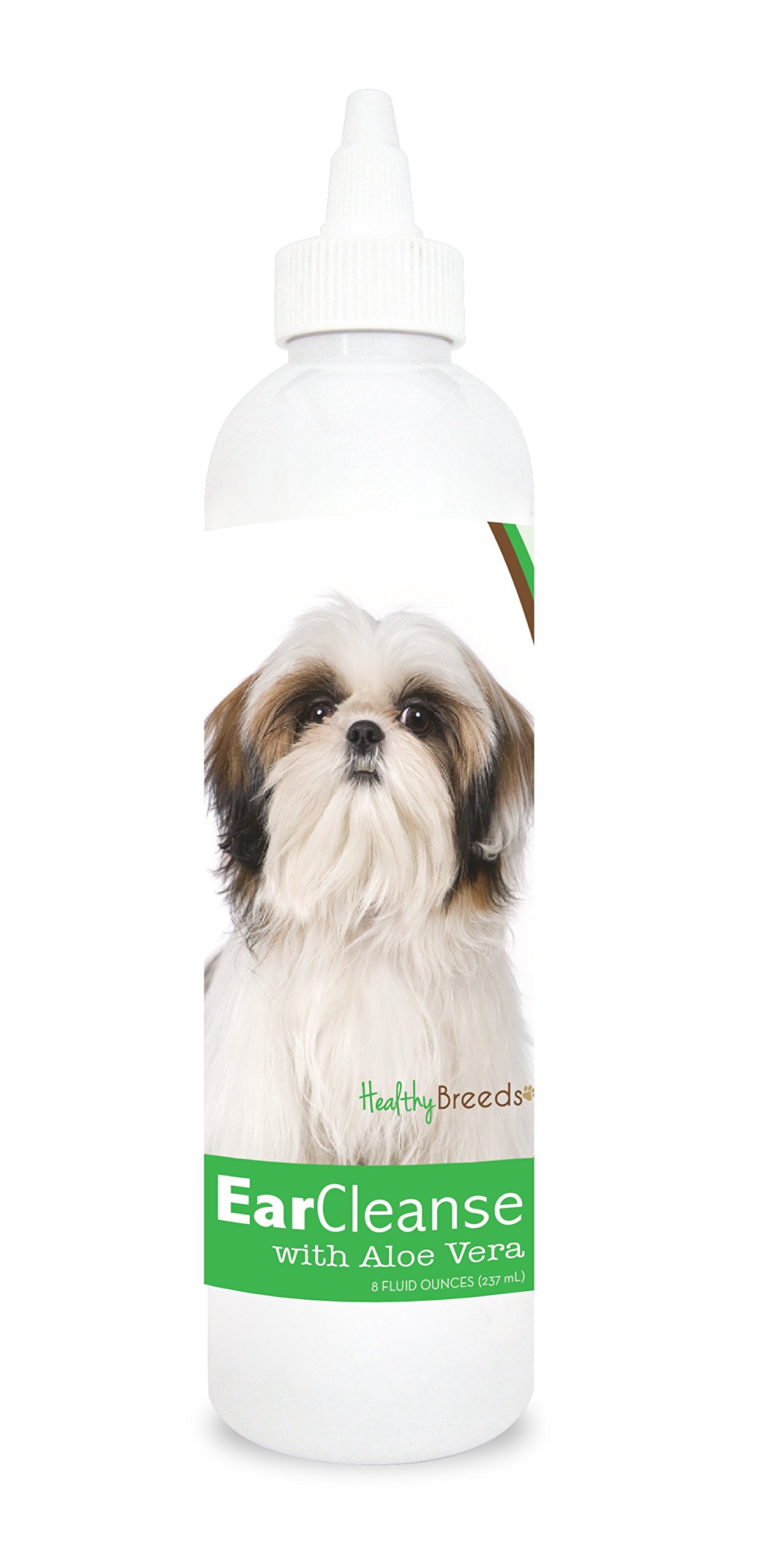 Healthy Breeds Shih Tzu Ear Cleaner with Aloe Vera, Cucumber & Melon - 8 oz Soothing Solution for Dog Ear Care & Hygiene - Perfect for Regular Cleaning & Itch Relief