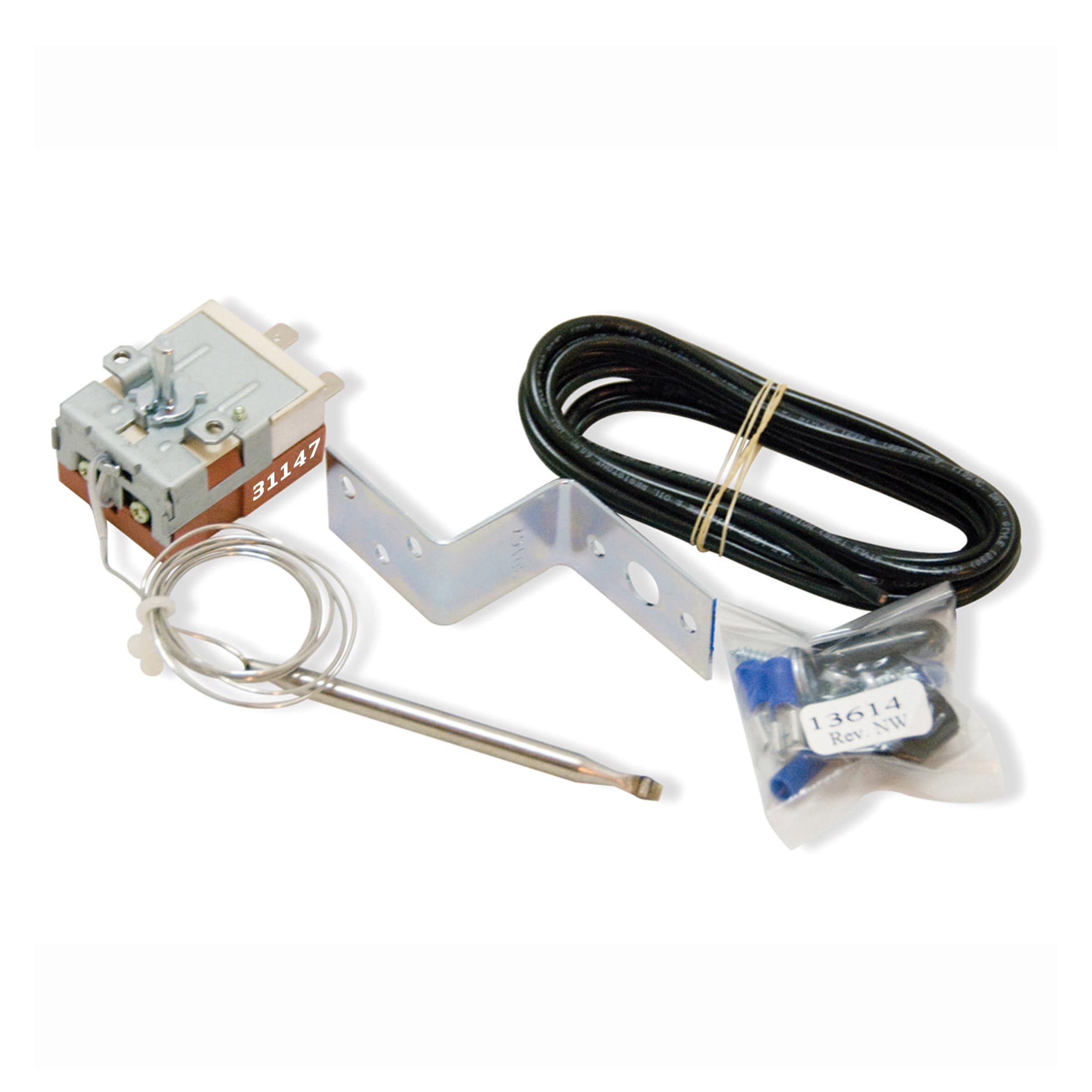 Adjustable Temperature Controller & Fan Speed Regulator for Car Cooling System (31147) - Gray Automotive Accessory - Perfect for Engine Overheating Prevention & Climate Control