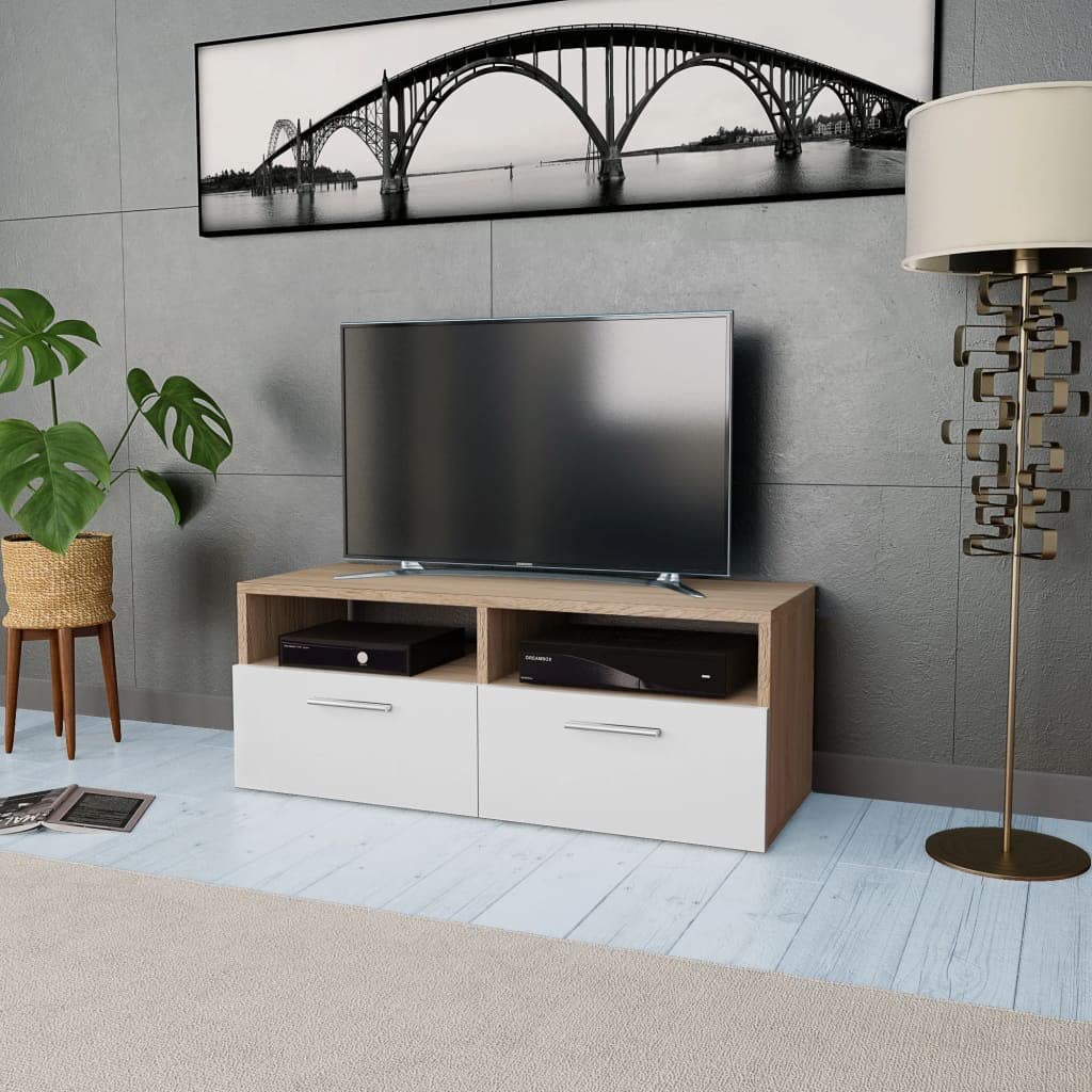 Modern TV Stand with Storage - 37.4