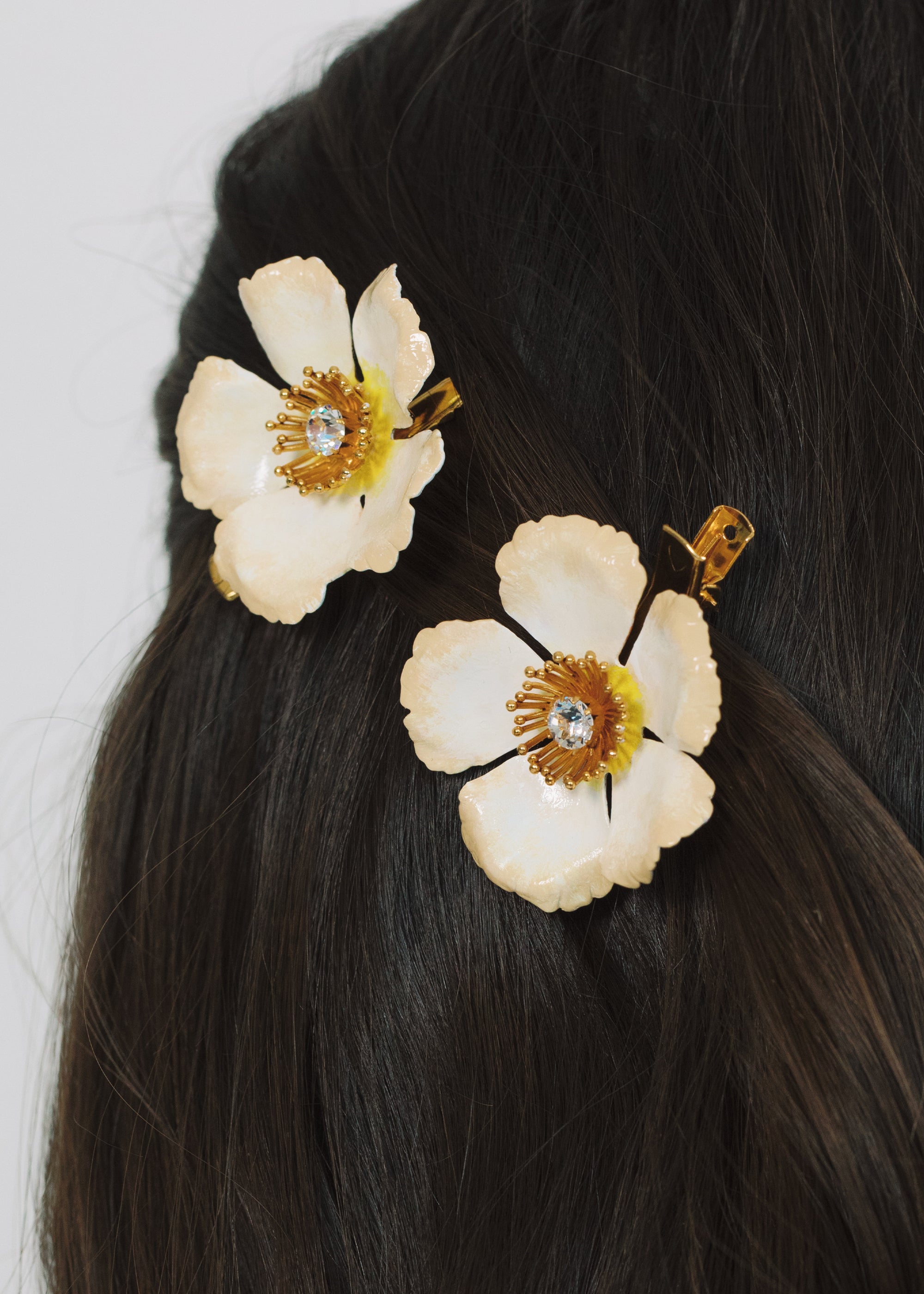 Debreanna Hair Clips for Women - Elegant Champagne Hair Accessories for Parties, Weddings & Everyday Style