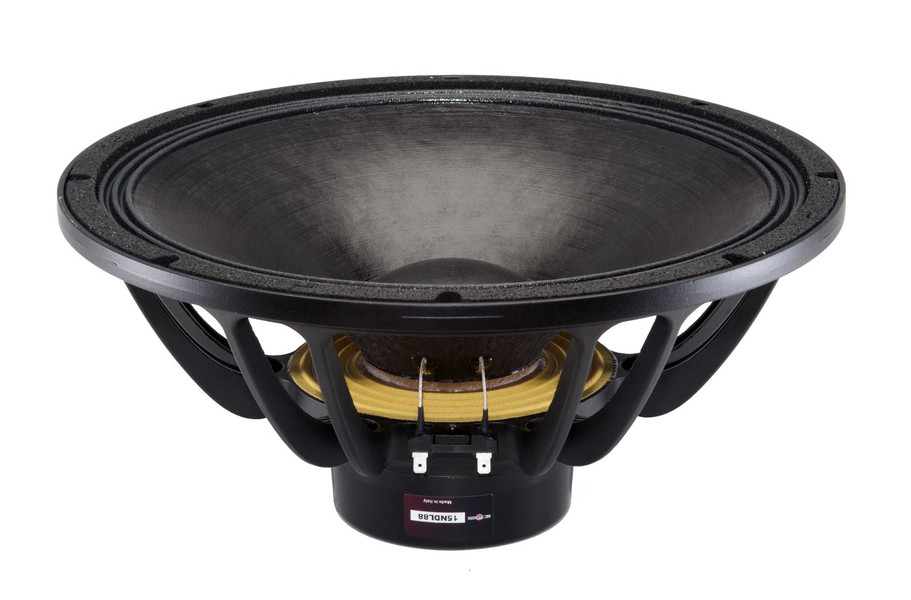 B&C 15NDL88 8 Ohm 15-Inch 700W Neodymium Woofer with 3.5-Inch Voice Coil - High-Power Bass Speaker for Live Sound, DJ, and Home Theater Systems
