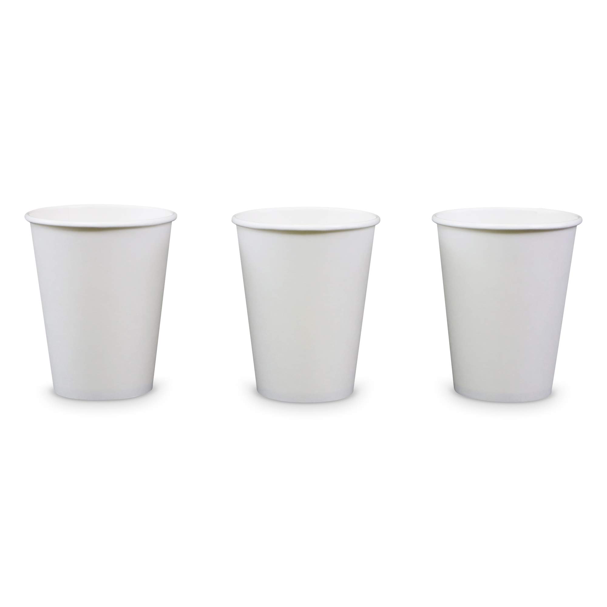 12 oz Disposable Paper Cold Cups for Juice, Soda & Smoothies | 1000 Count Bulk Food-Grade White Cups | Made in USA, Recyclable & Eco-Friendly | Perfect for Restaurants, Cafes, Parties & Outdoor Events