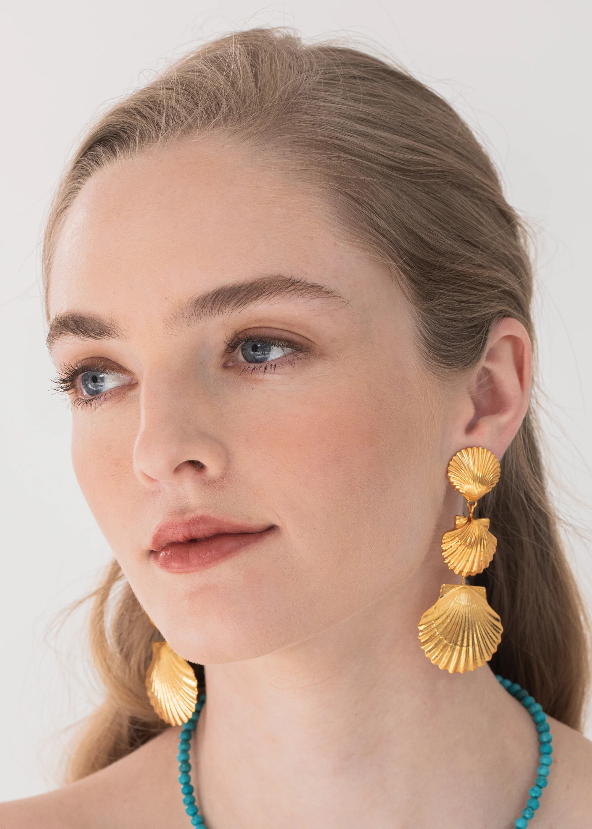Selkie Gold Earrings - Elegant Celtic Jewelry for Women, Perfect for Weddings, Parties & Everyday Wear