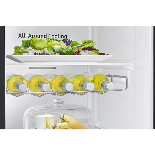 Samsung 676L Side by Side Refrigerator SRS673DMB - Energy Efficient French Door Fridge with Ice Maker, Perfect for Large Families & Open Kitchen Designs