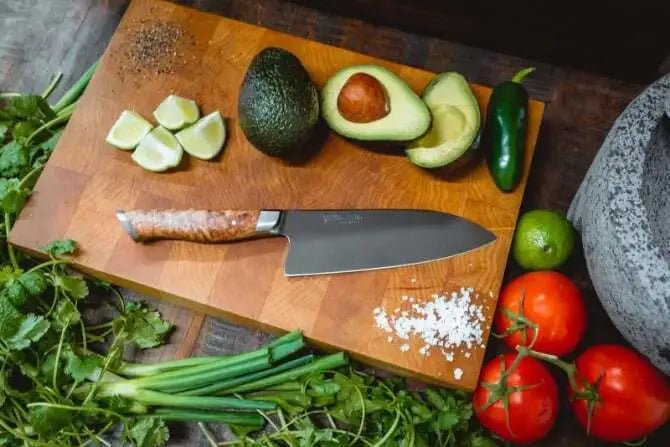 Premium Steelport Chef's Knife - 8 Inch Professional Kitchen Knife with Ergonomic Handle - Perfect for Slicing, Dicing & Chopping Vegetables, Meat & Herbs