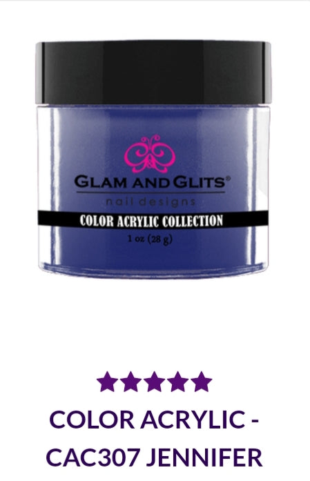 GLAM AND GLITS COLOR COLLECTIONS CA307 - 1 oz Nail Polish by Jennifer | Vibrant Shades for Manicures, Pedicures & Nail Art | Perfect for Salons, Home Use & Gifts