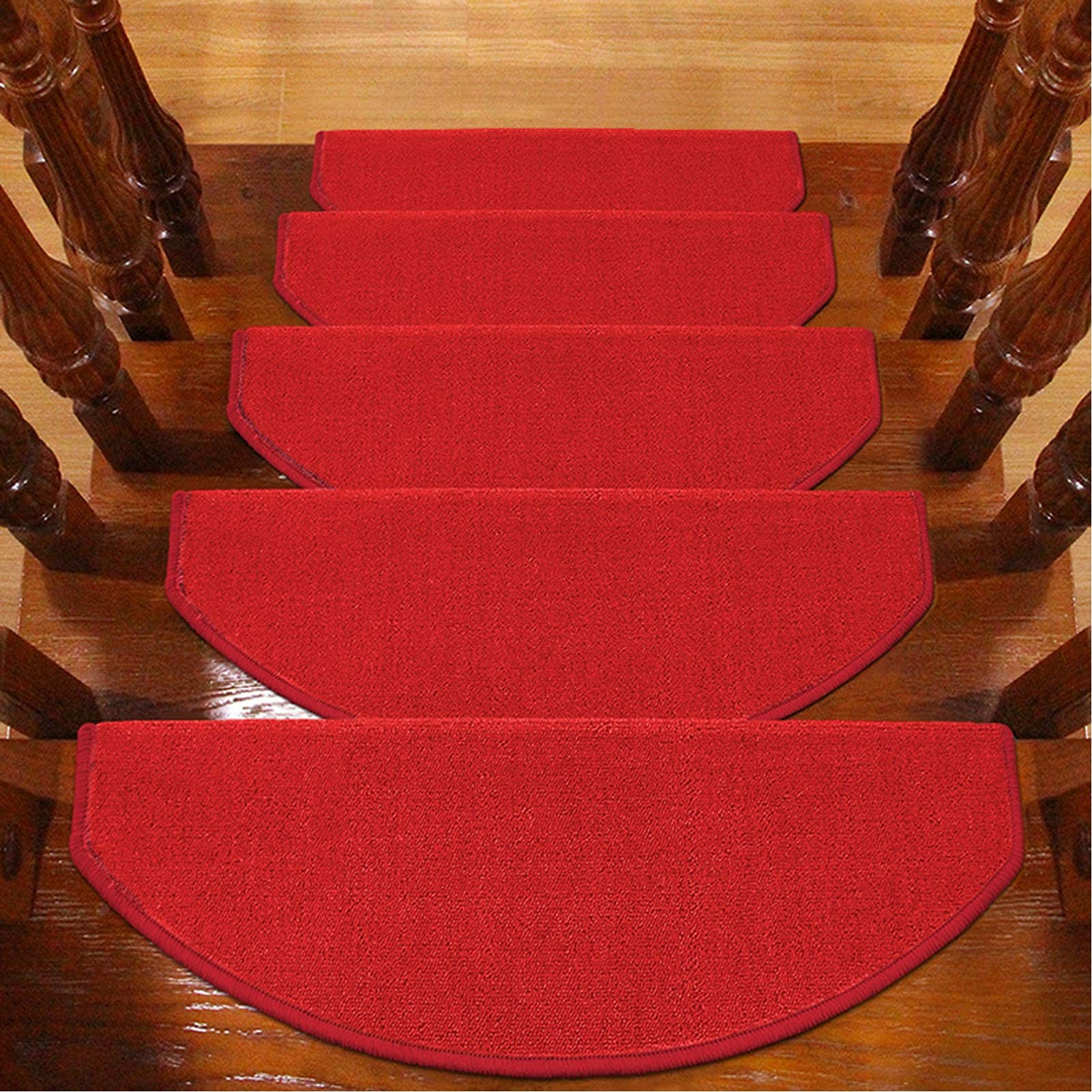 Non-Slip Stair Treads Set of 15 - Self-Adhesive Safety Rug Carpet for Indoor Stairs | Pet Friendly, Washable, Soft & Comfortable Non-Skid Tape | Perfect for Homes with Kids, Elderly, and Pets to Prevent Slips and Falls