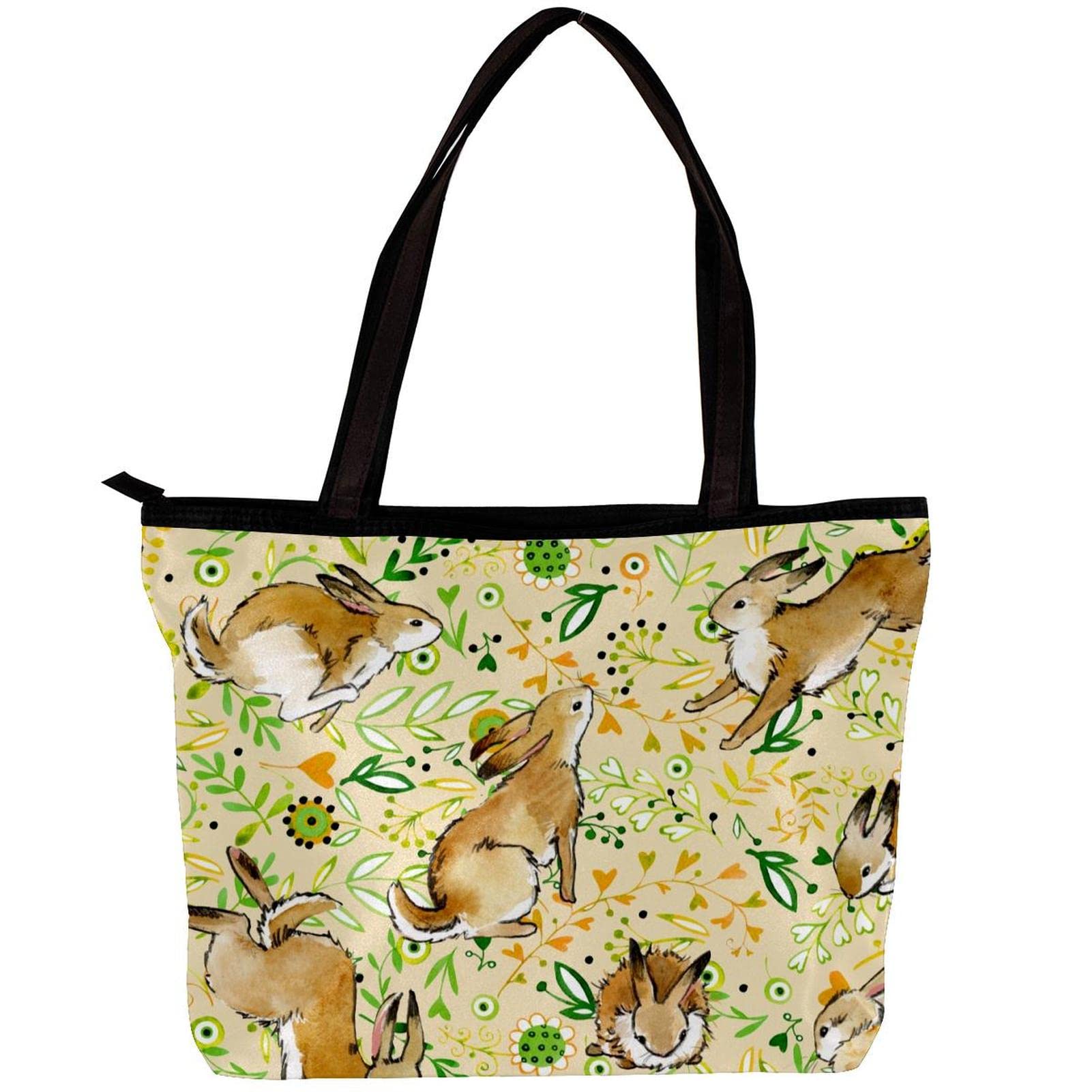 Stylish Abstract Art Tote Bag for Women - Lightweight Shoulder Bag with Inner Pouch | Perfect for Work, Travel & Shopping
